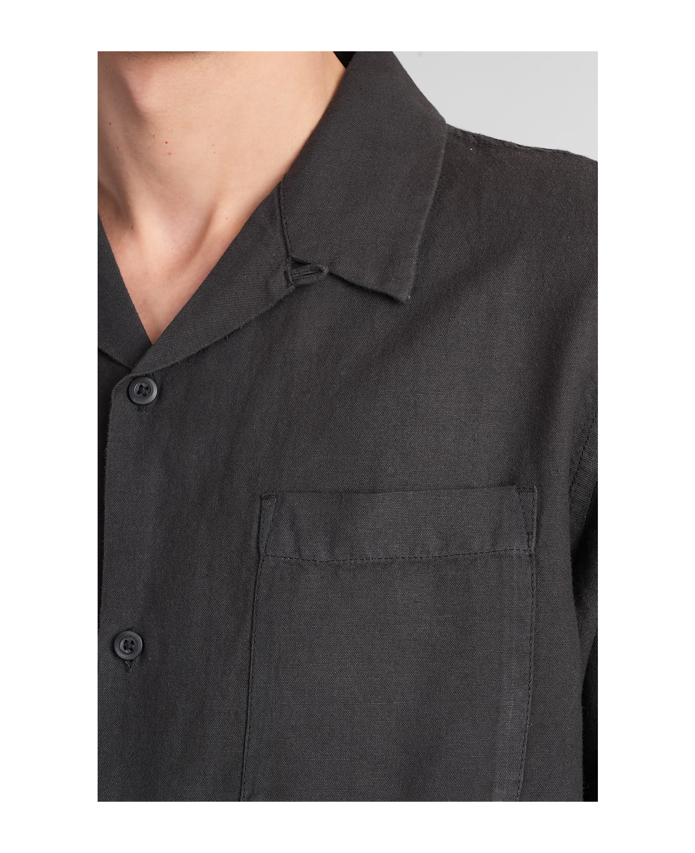 Maharishi Shirt In Black Cotton - black