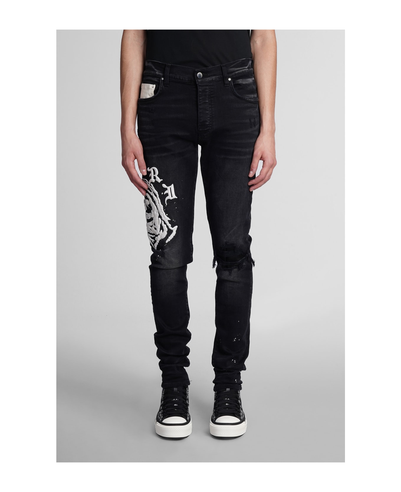 AMIRI Jeans In Grey Denim - grey
