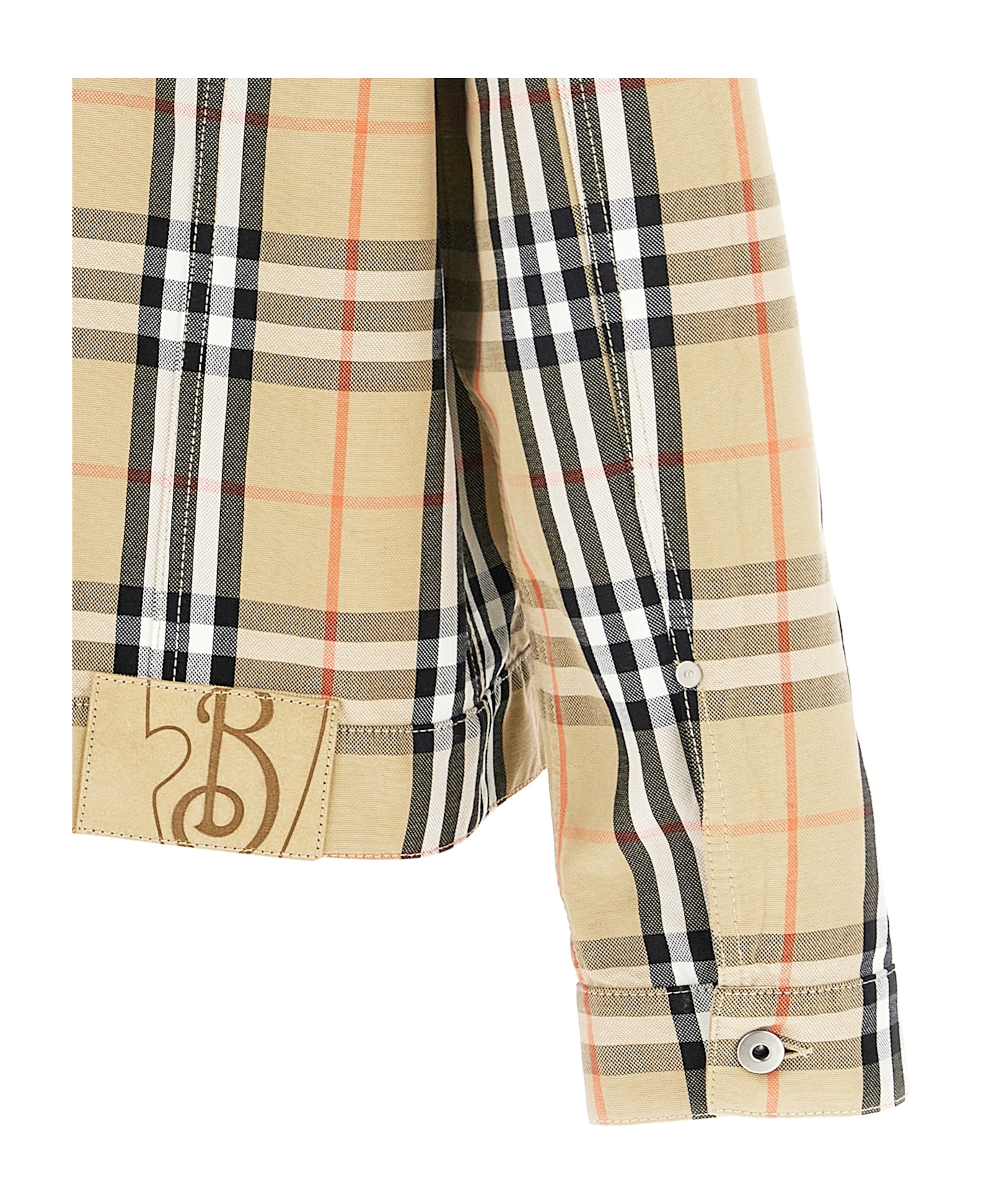 Burberry Check Jacket - Beige