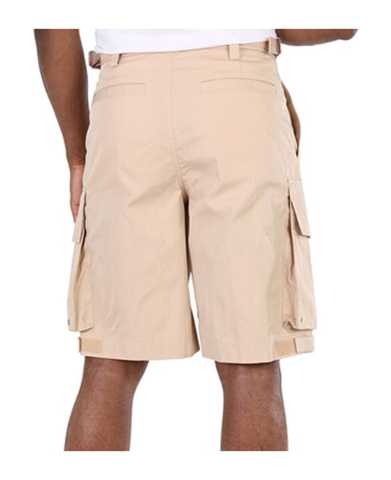 Burberry Cotton Bermuda Shorts - Beige