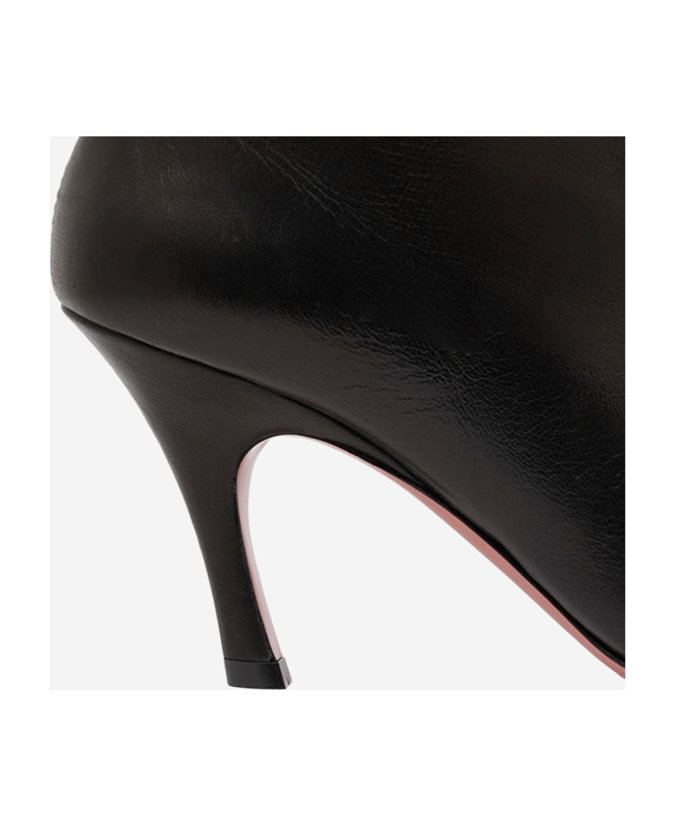 Amina Muaddi Jamie Stretch Bootie 80 Ankle Boots - Black