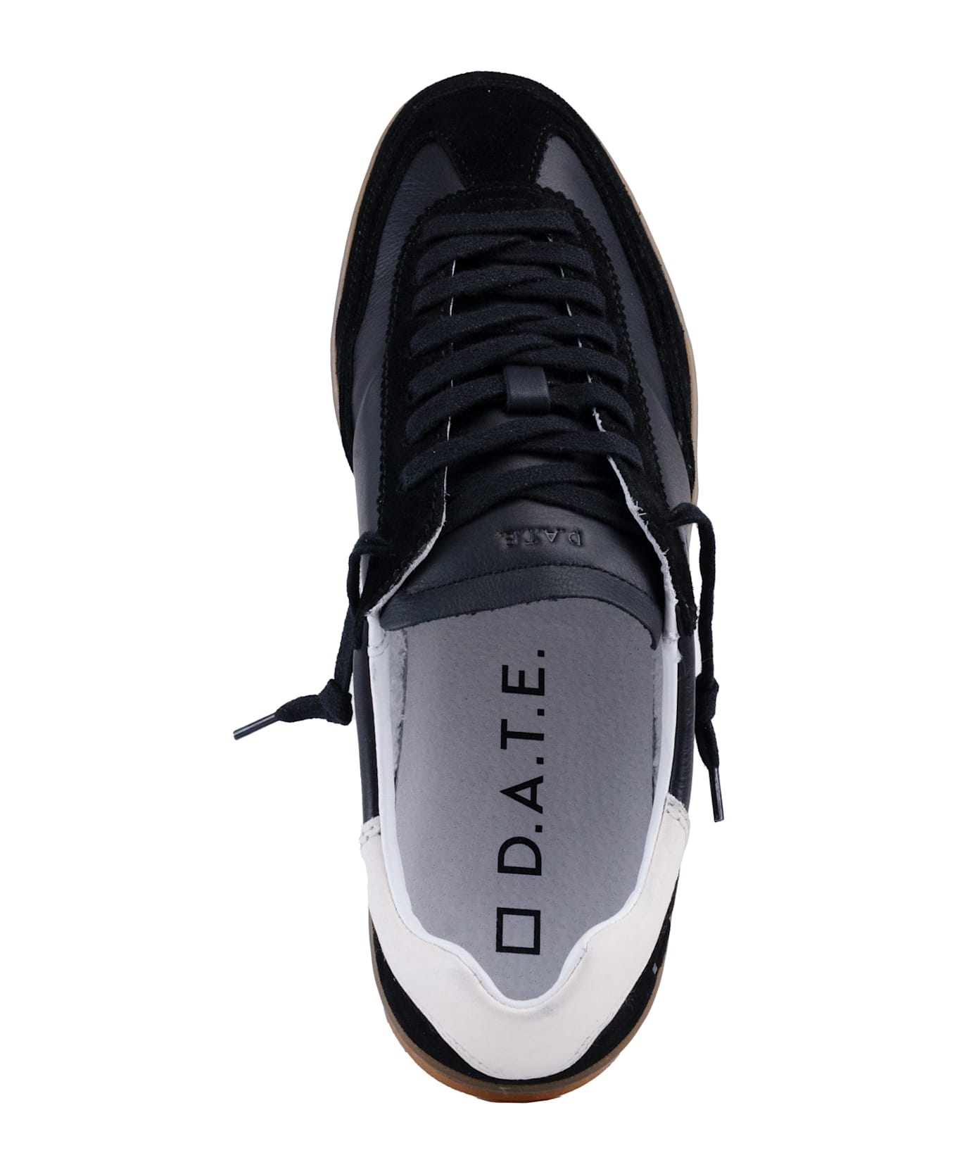 D.A.T.E. Sporty Mono Sneakers - Bk Black