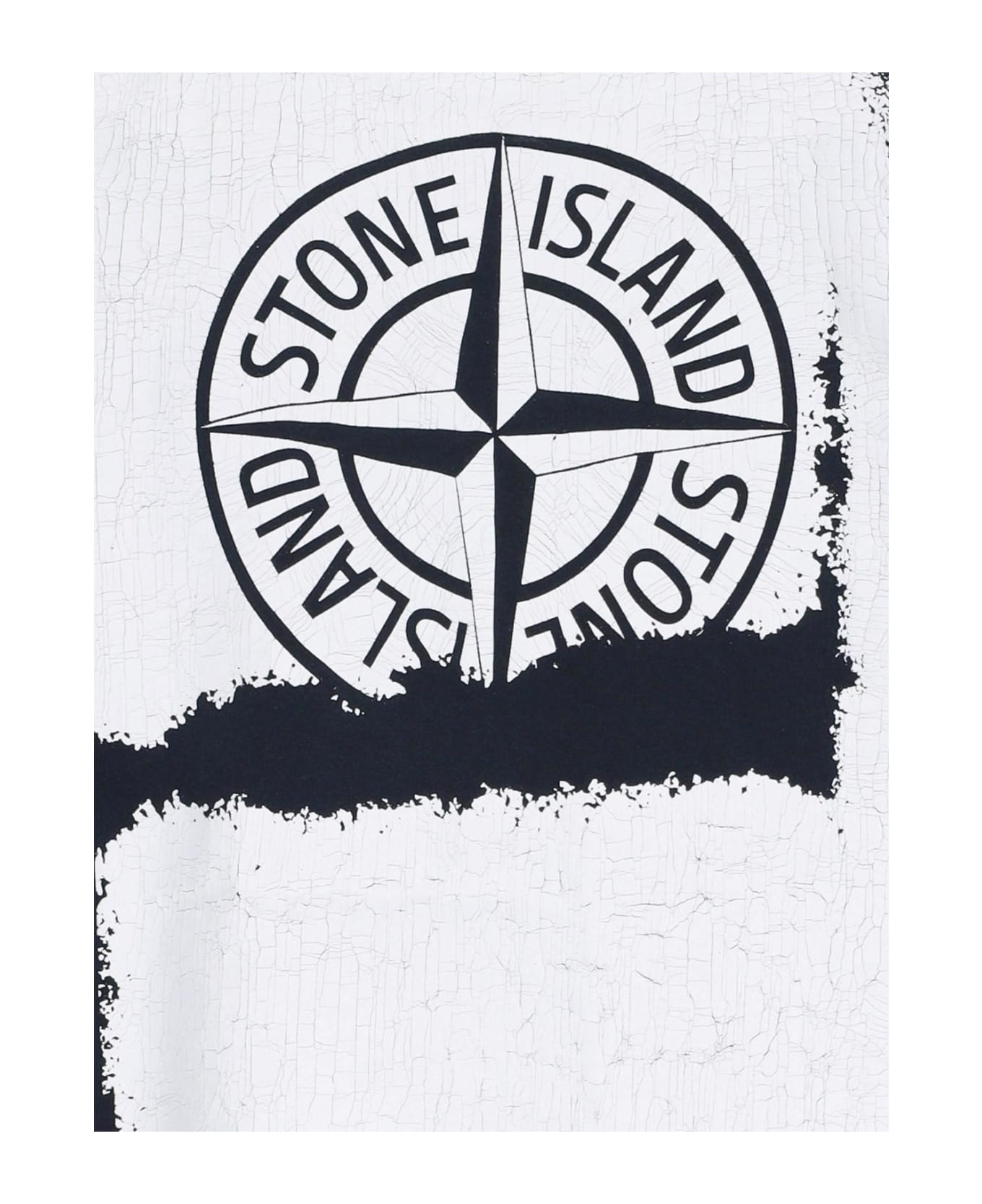 Stone Island Back Print T-shirt - Navy blue