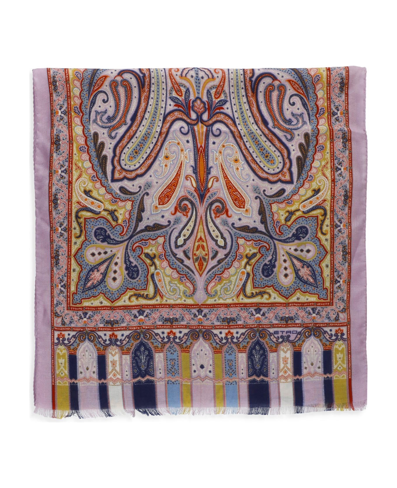 Etro Cashmere And Silk Scarf - MultiColour