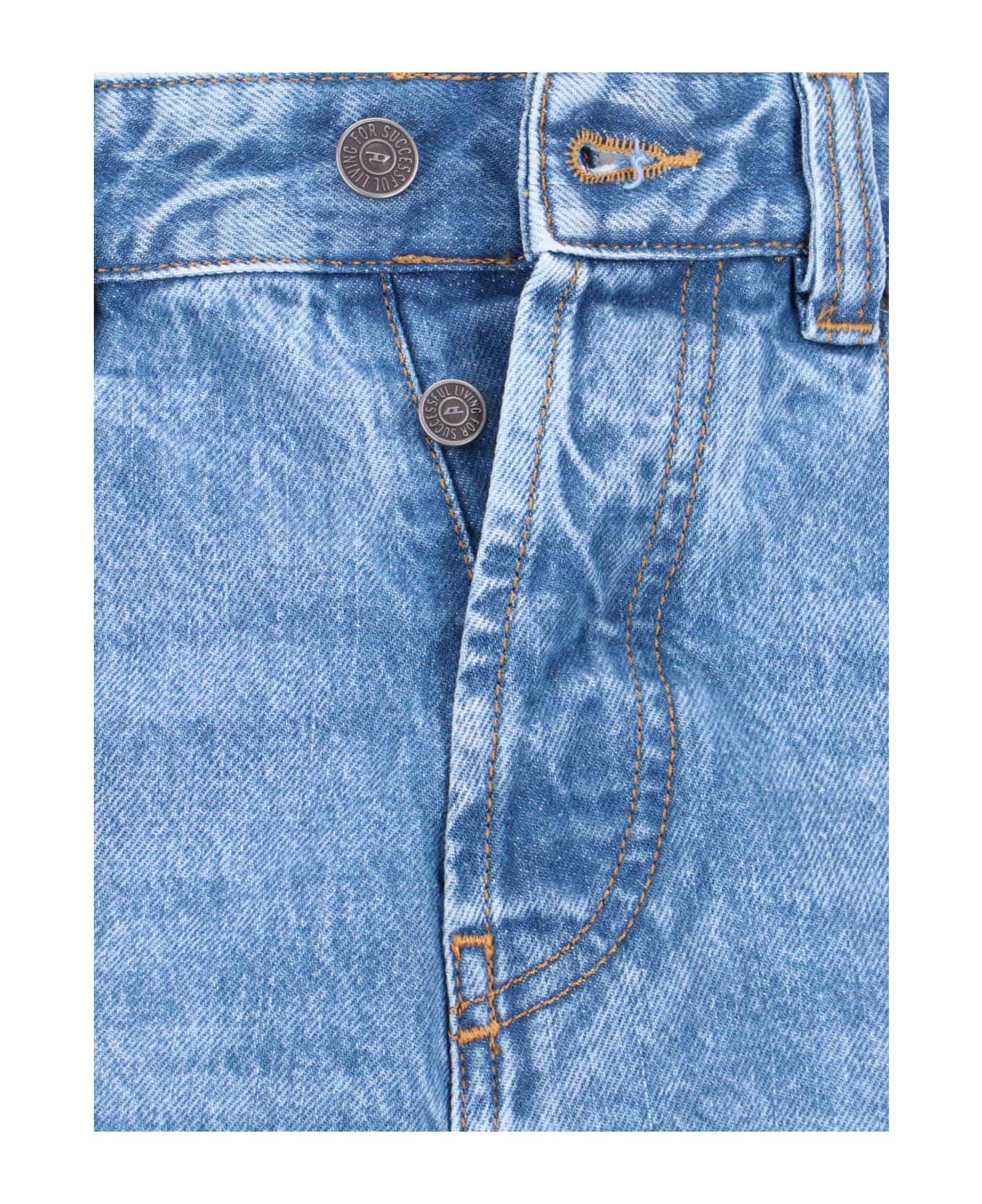 Diesel '2001 D-macro 09i29' Straight Jeans - Light Blue