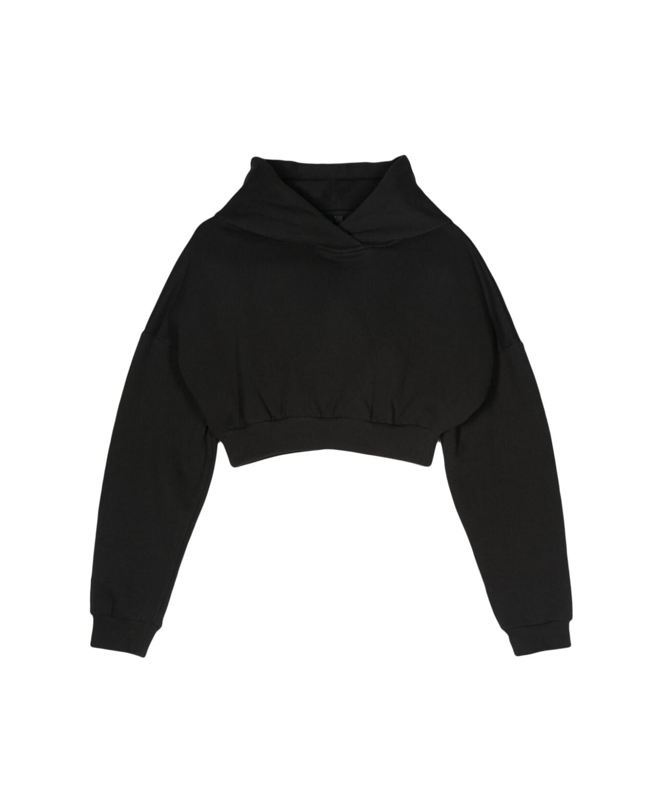 Entire Studios Cropped Heavy Hood - Soot