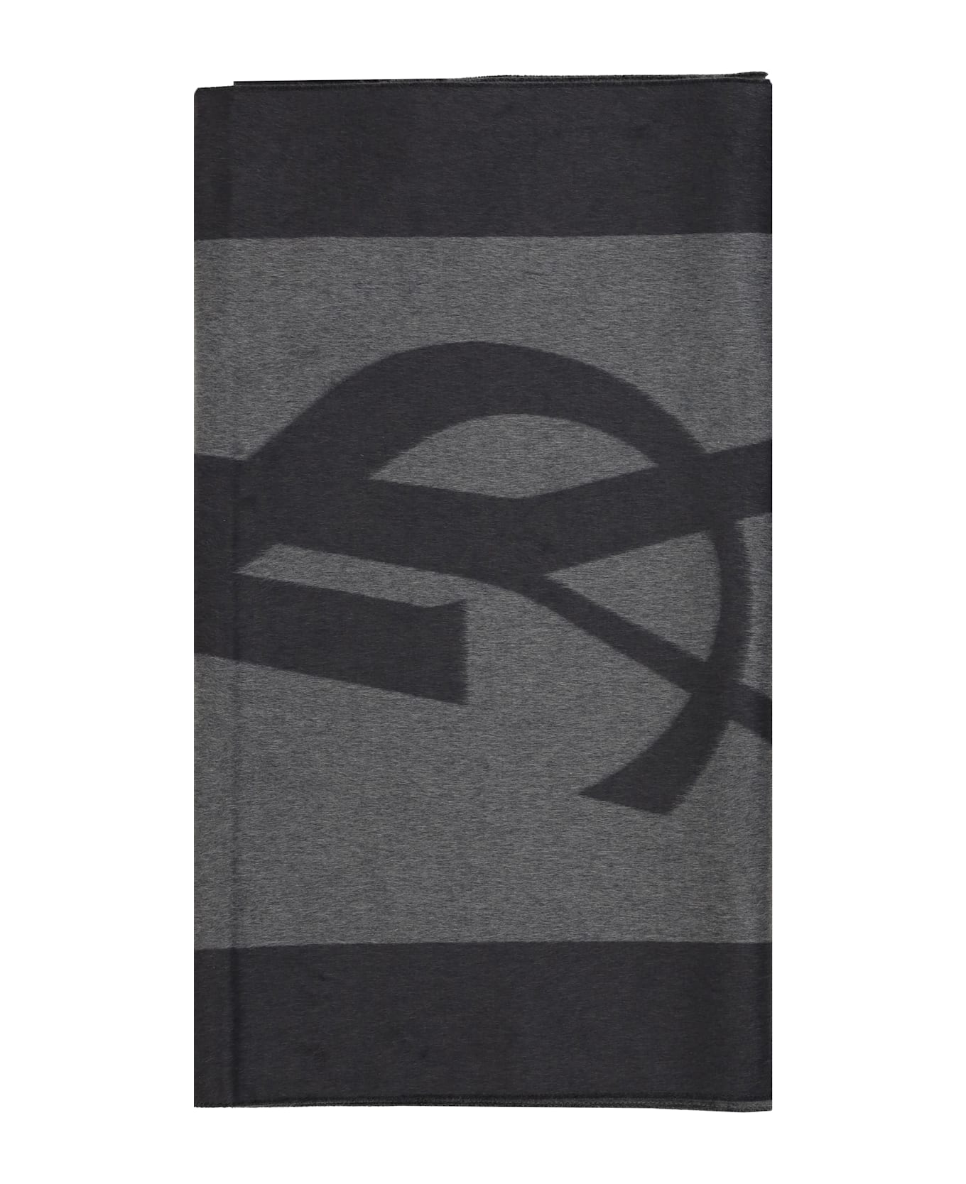 Saint Laurent Cassandre Scarf - Graphite/dark Grey スカーフ