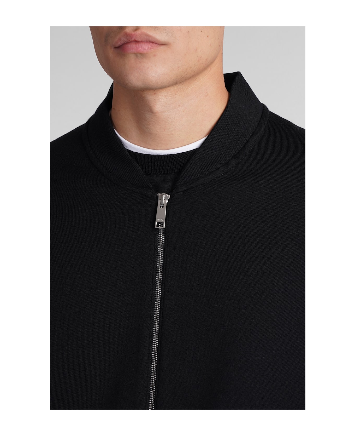 Zegna Sweatshirt In Black Wool - Nero