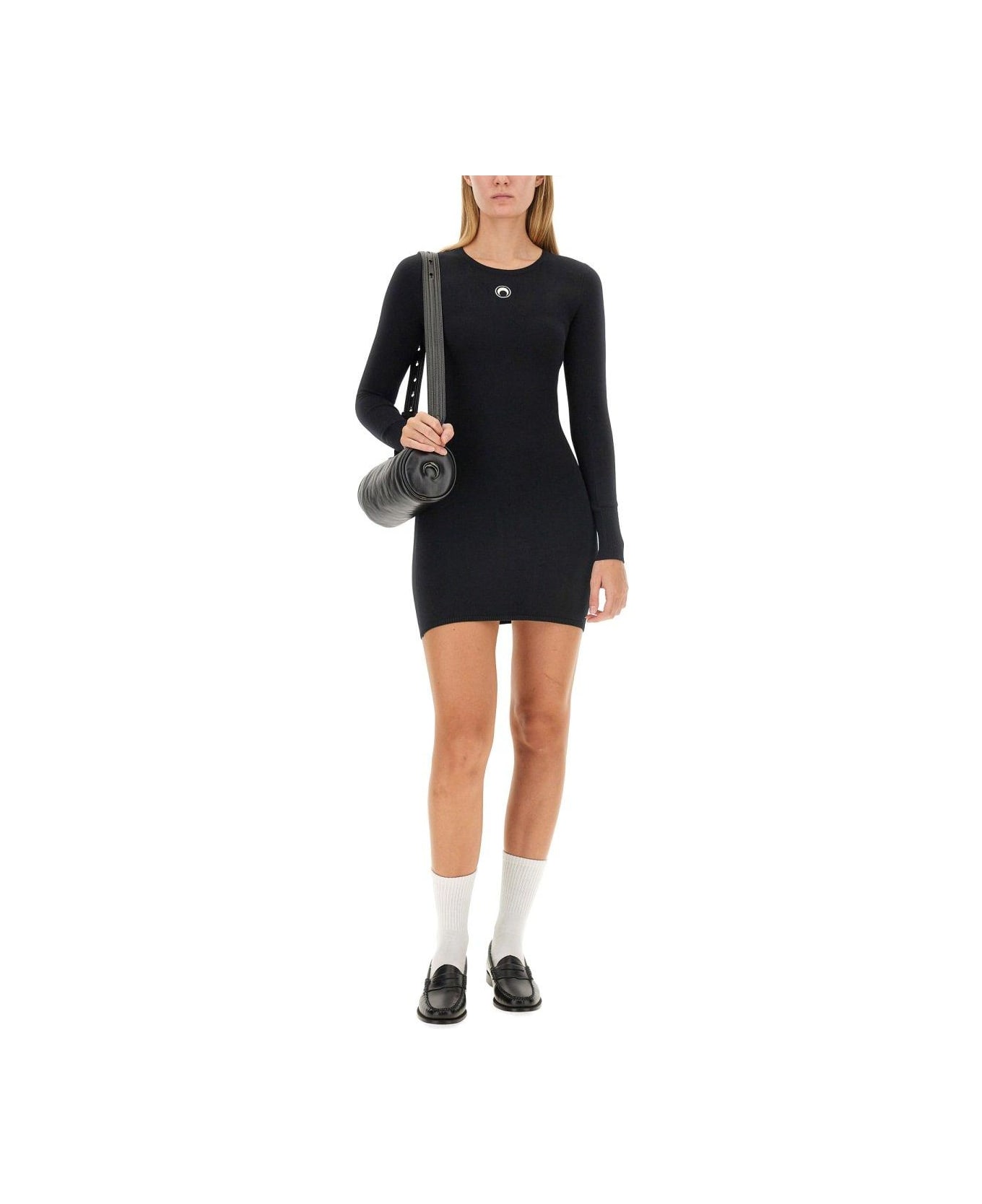 Marine Serre｜DRESSES (WDR274ACKNI0511 BK99) Marine Serre MARINE SERRE Women Dresses WDR328A CKNI0511