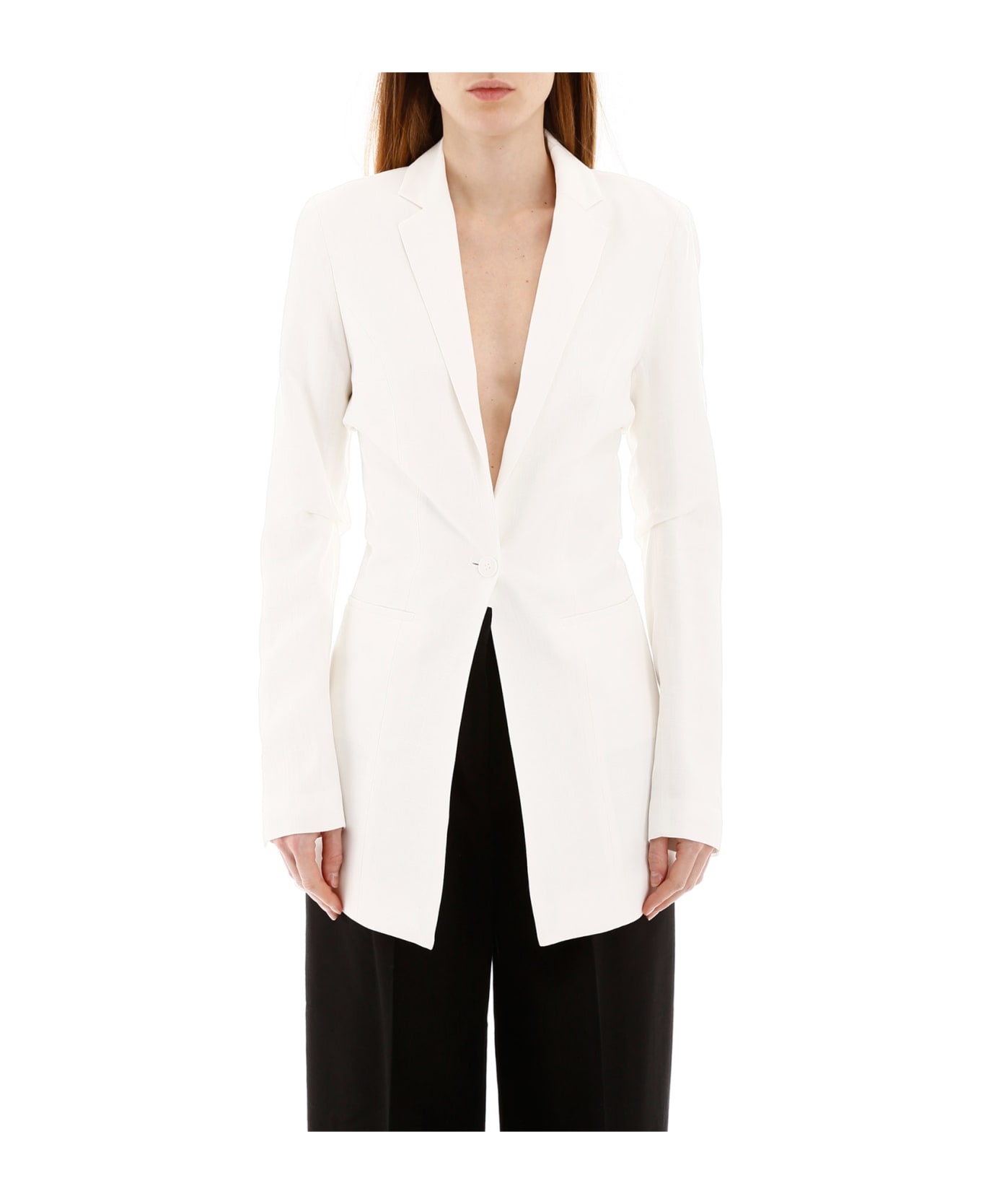 Jacquemus La Veste Bergamo Blazer - ECRU (White)