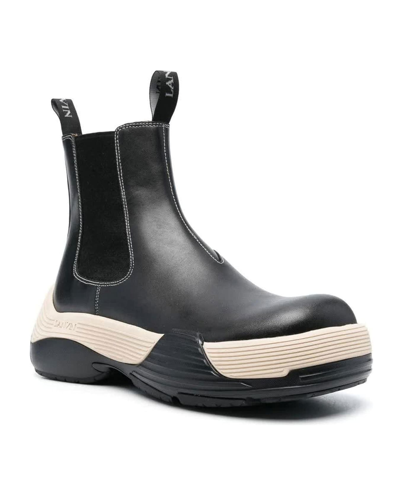 Lanvin Leather Boots - Black ブーツ