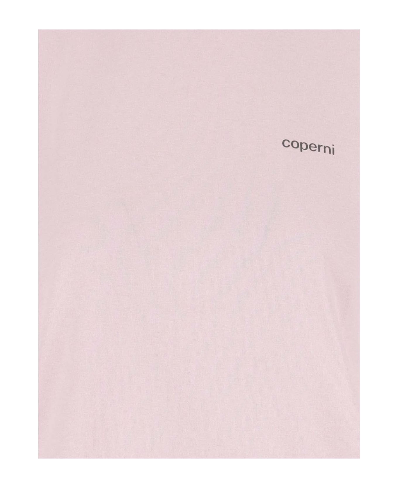 Coperni Cotton T-shirt With Logo - Pink