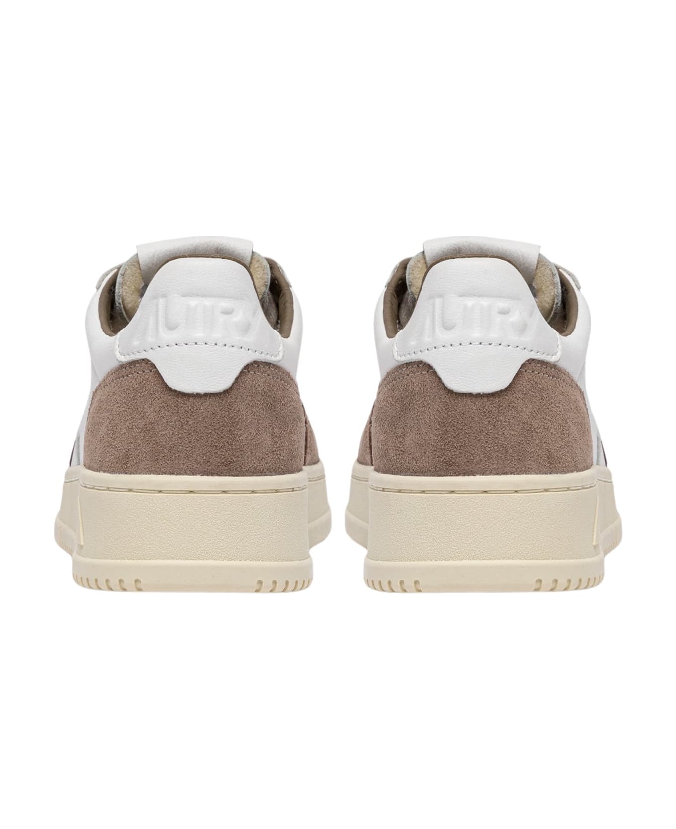 Autry Medalist Lowgoat Suede Wht Tobacco - Wht Tobacco