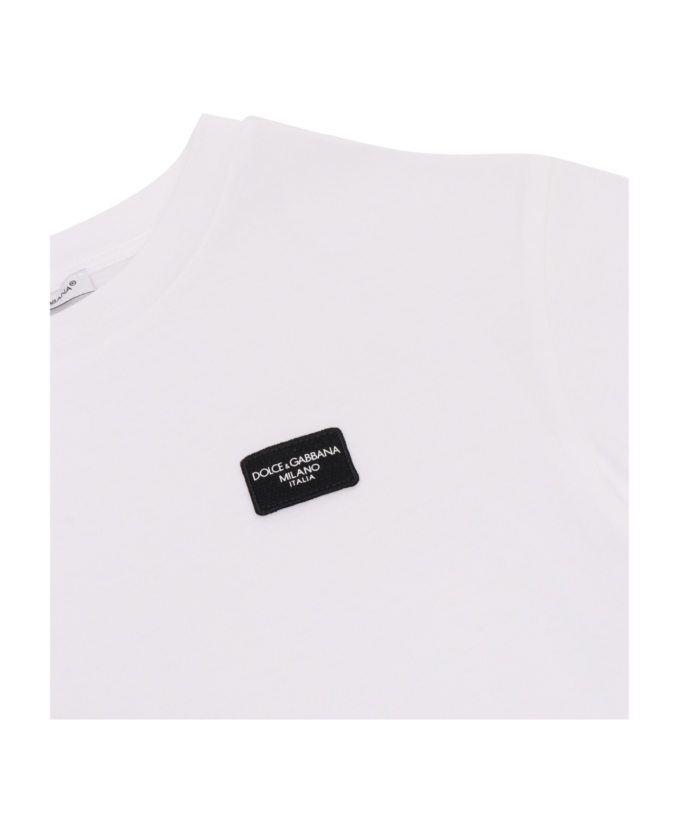 Dolce & Gabbana T-shirt D&g Da Bambino - WHITE Tシャツ＆ポロシャツ
