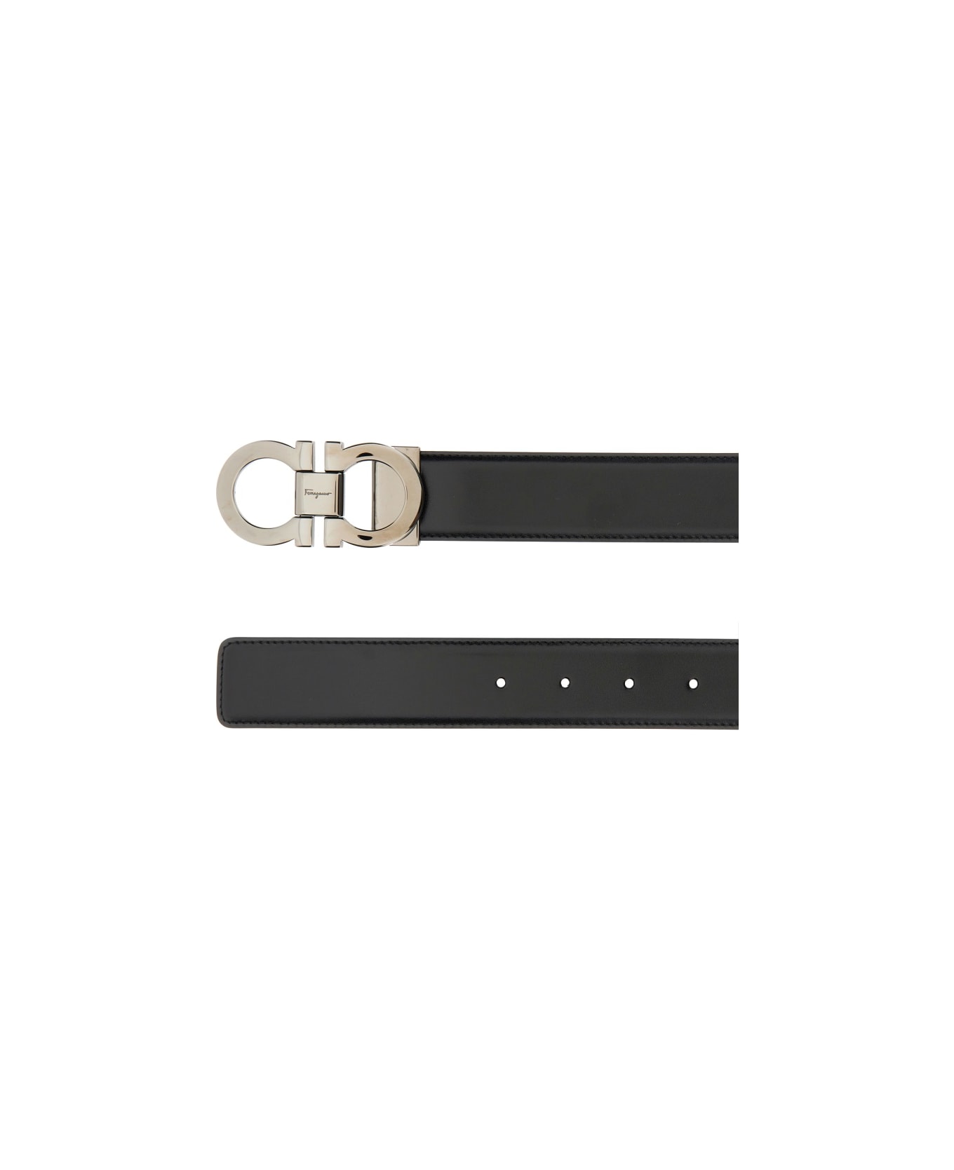 Ferragamo Leather Belt - BLACK