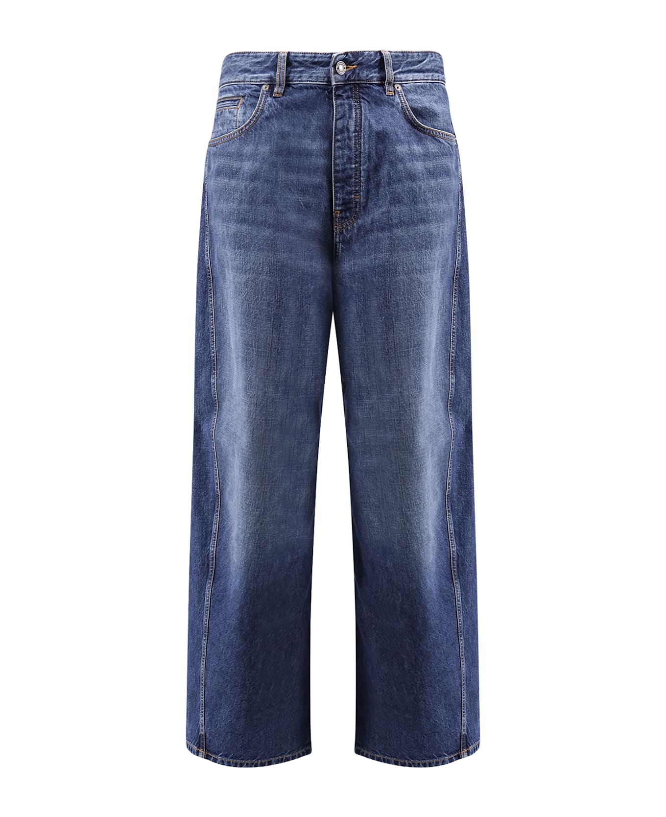 Givenchy Twisted Stone-washed Denim Jeans - Blue デニム