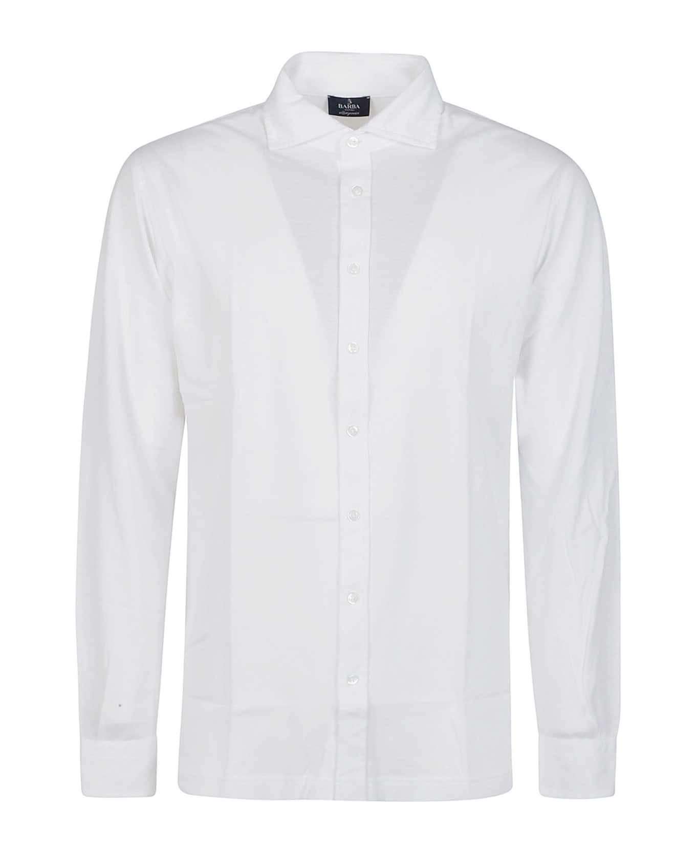 Barba Napoli Long Sleeve Shirt - Bianco シャツ