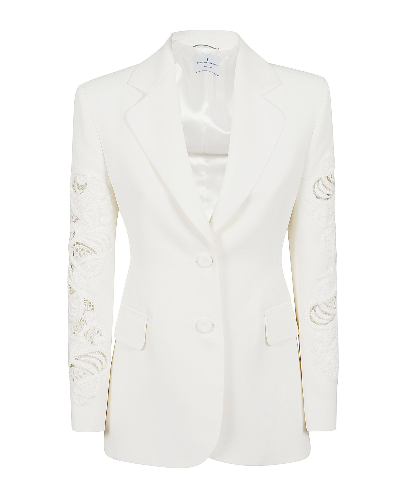 Ermanno Scervino Single-breasted Jacket - Blanc ブレザー