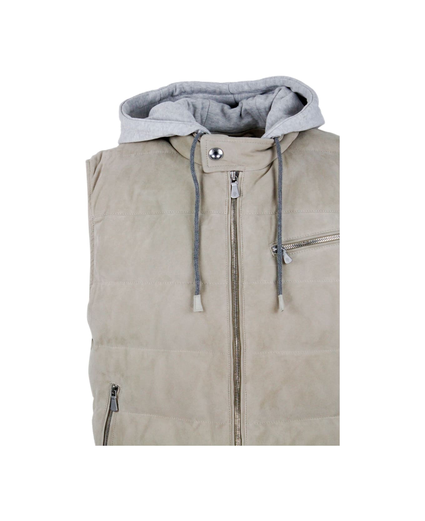 Eleventy Vest - Dove Grey