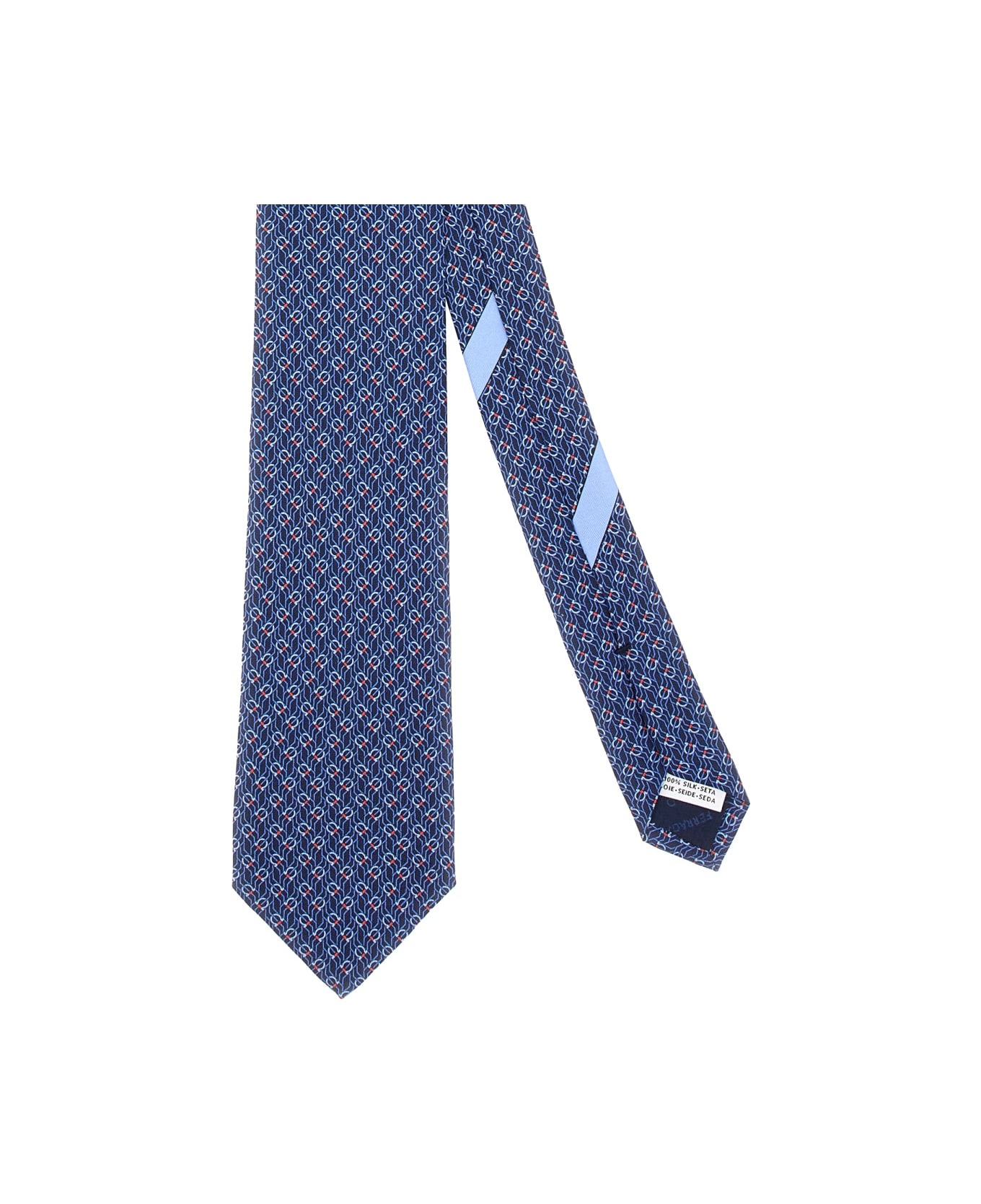 Ferragamo Silk Tie - BLUE