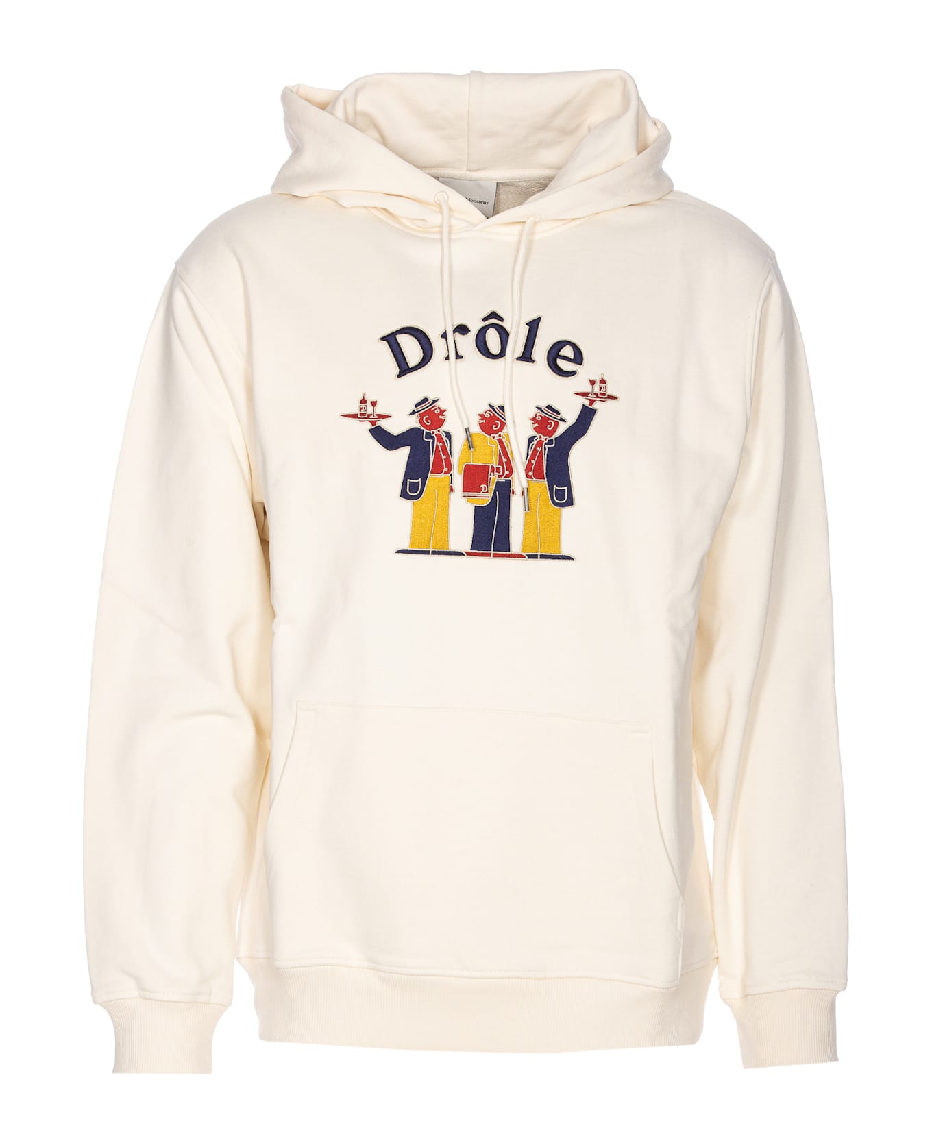 Drôle de Monsieur Le Crillon Hoodie - White