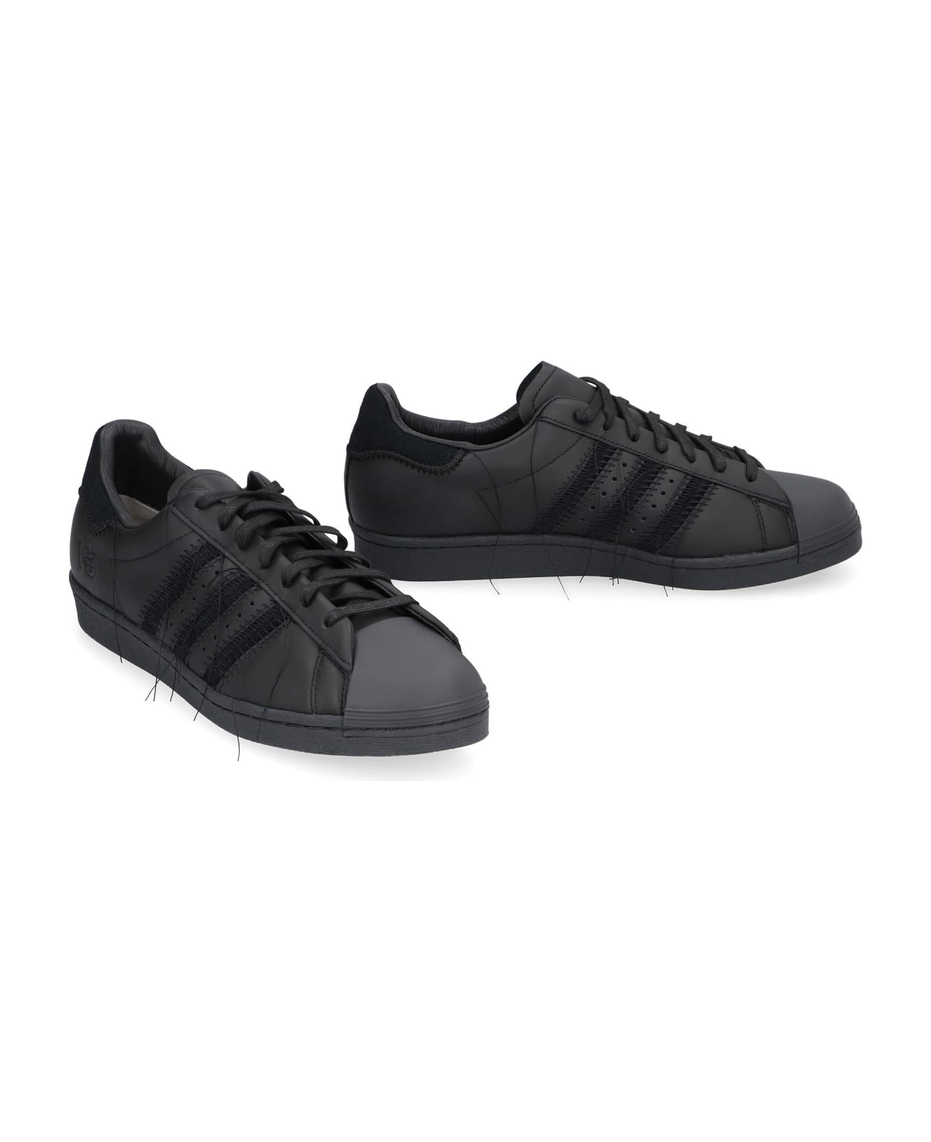Y-3 Superstar Leather Low-top Sneakers - Black