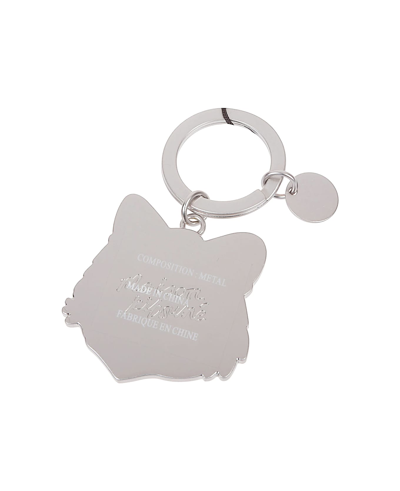 Maison Kitsuné Bold Fox Head Keyring - Yellow キーリング