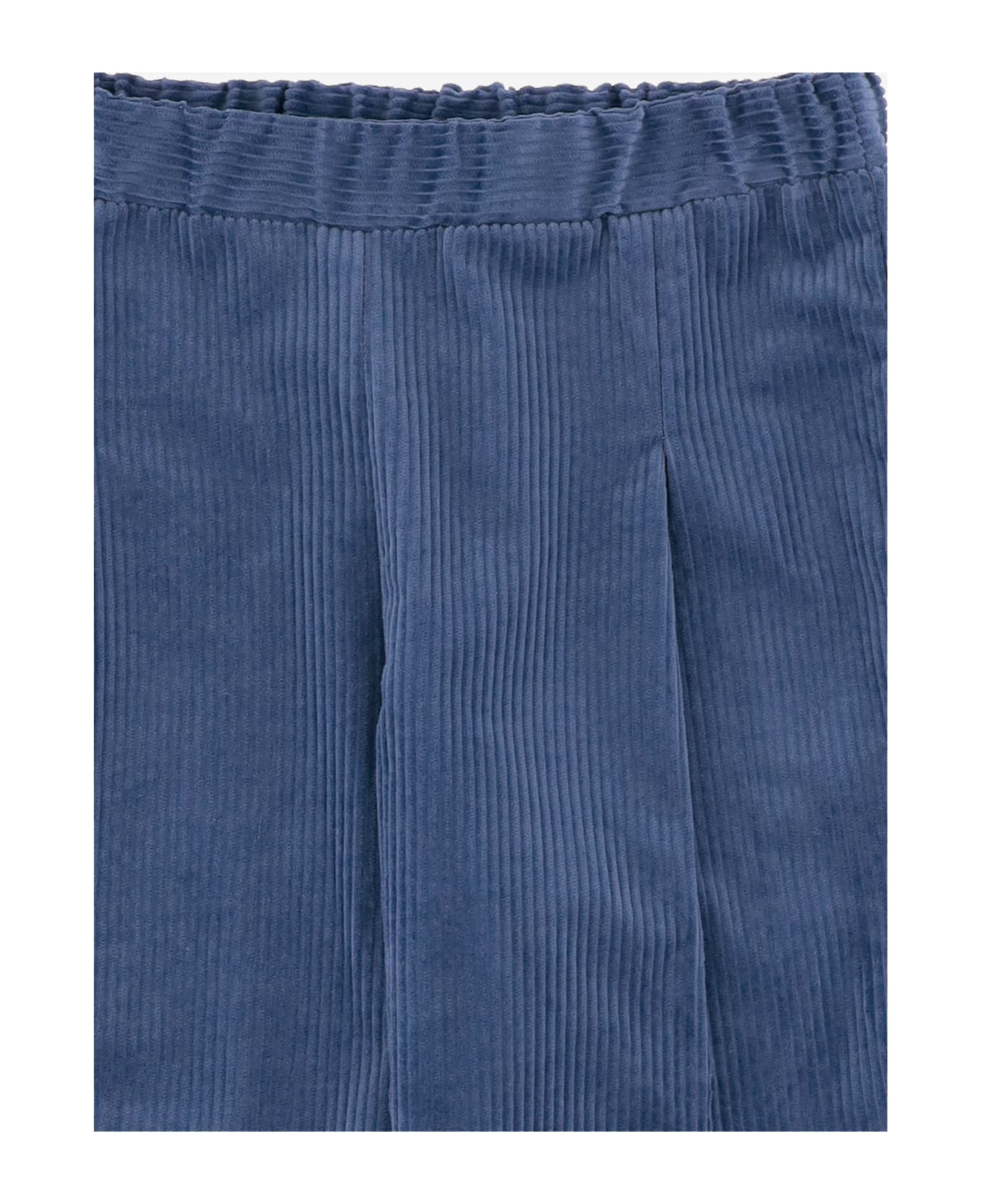 Nicoletta Fanna Corduroy Trousers - Blue