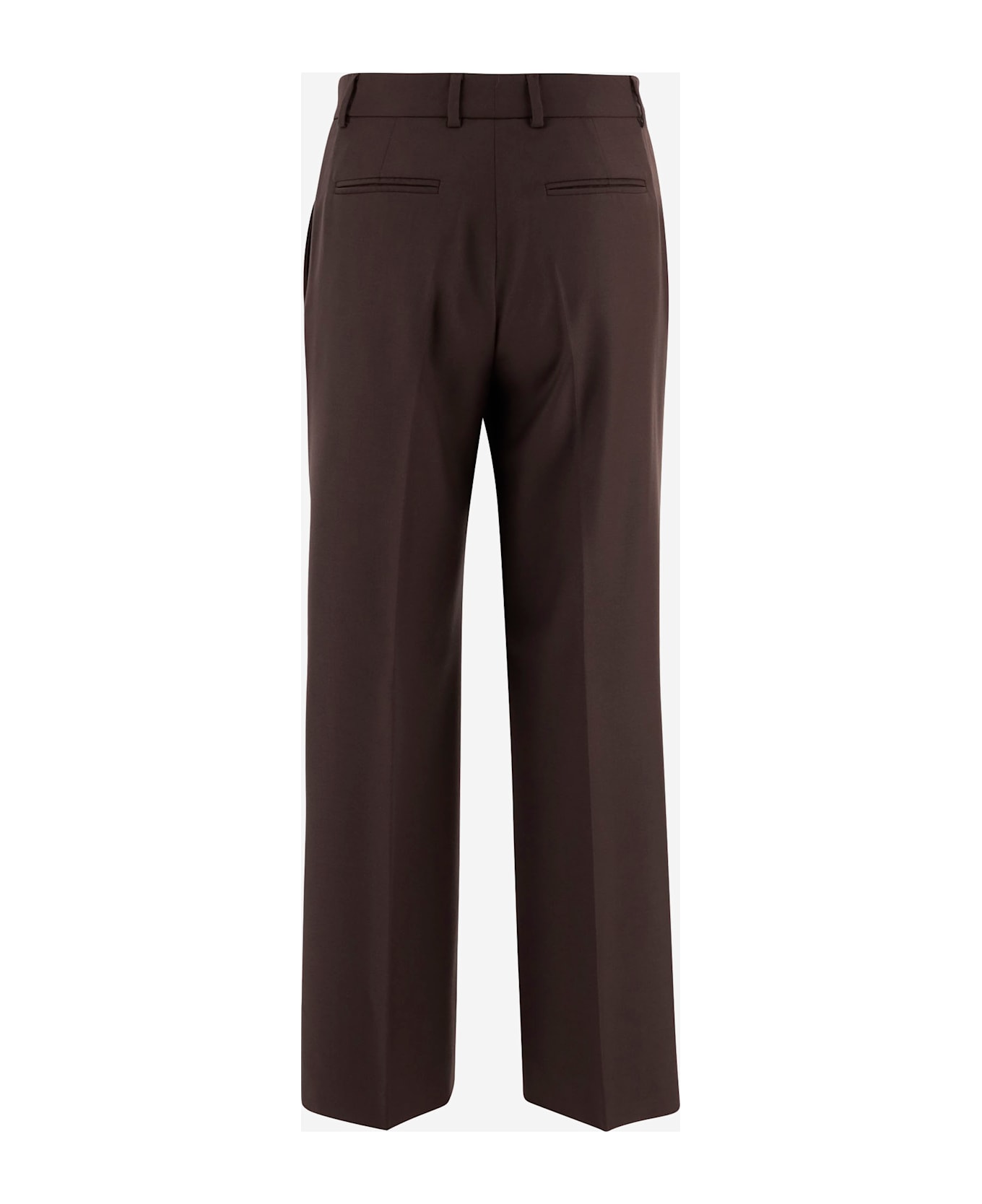 QL2 Wool Trousers - Brown