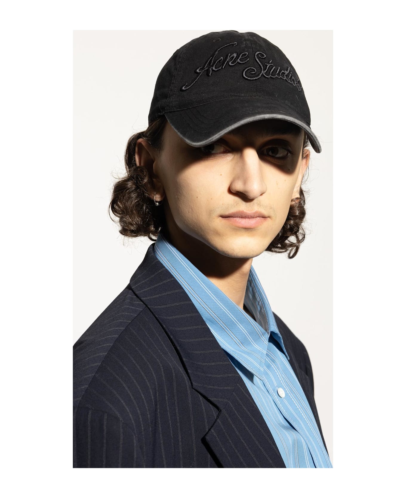 Acne Studios Baseball Cap - BLACK