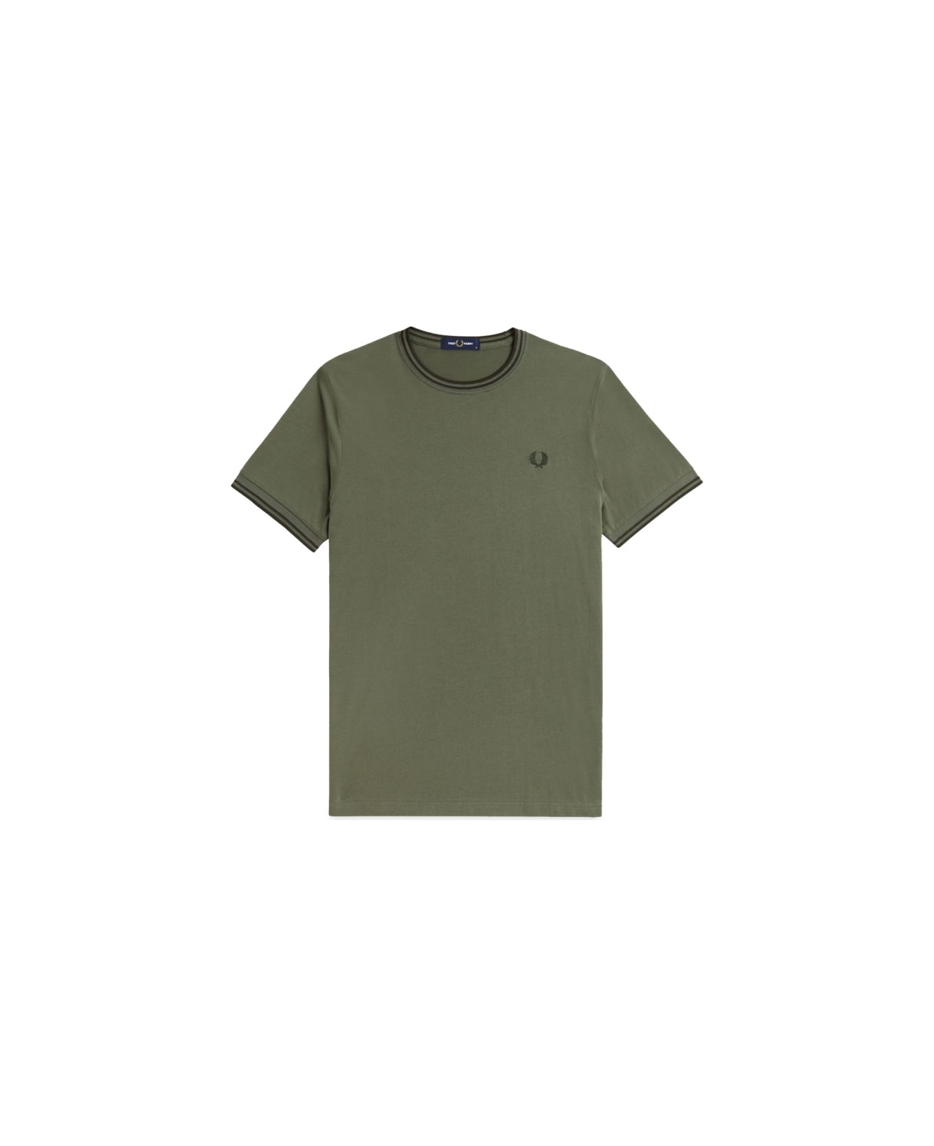 Fred Perry T-shirt With Logo - GREEN