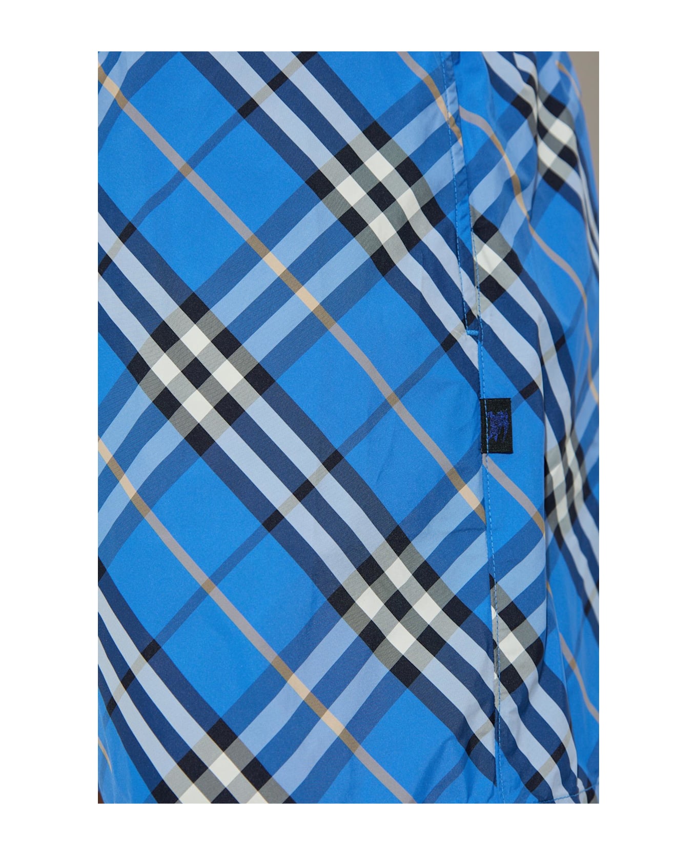 Burberry 
check
 Swim Shorts - BLUE