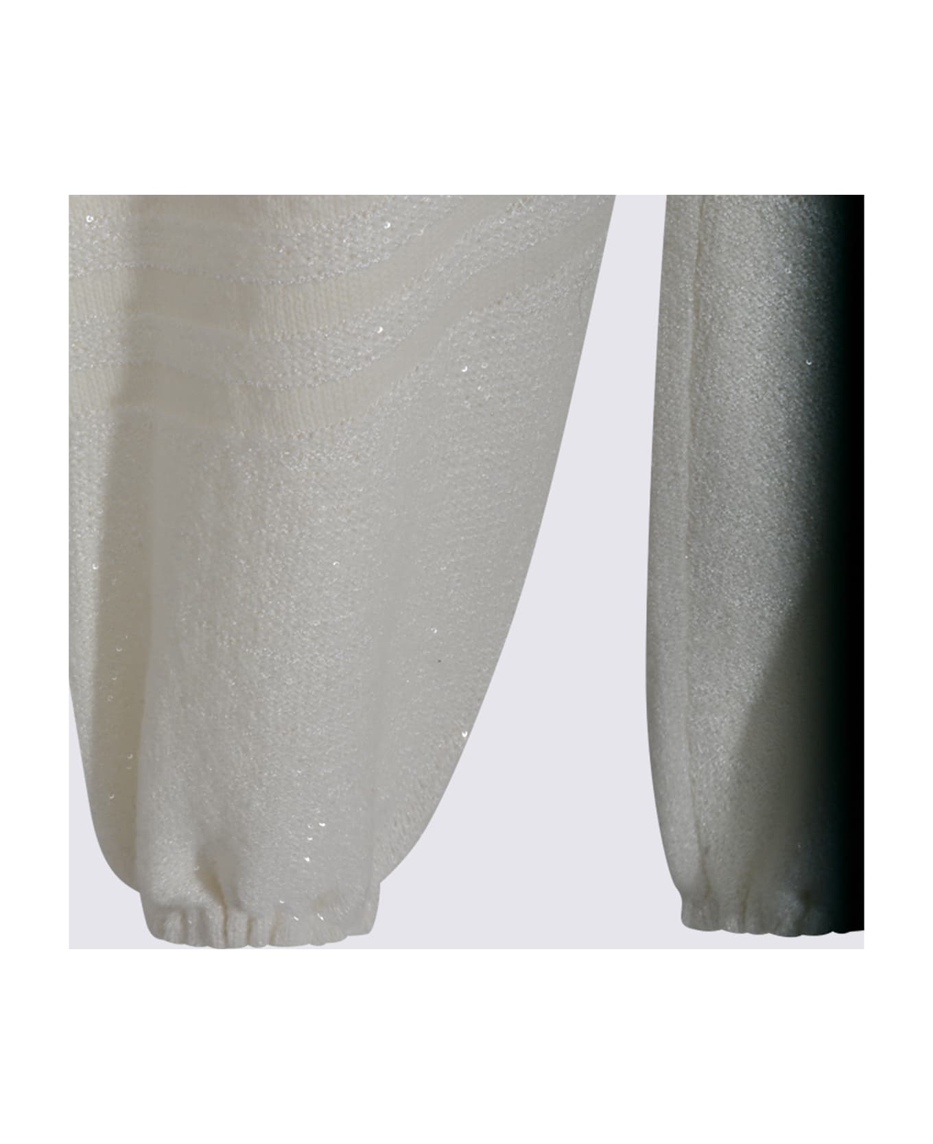 Fabiana Filippi White Wool Pants - RAFIA
