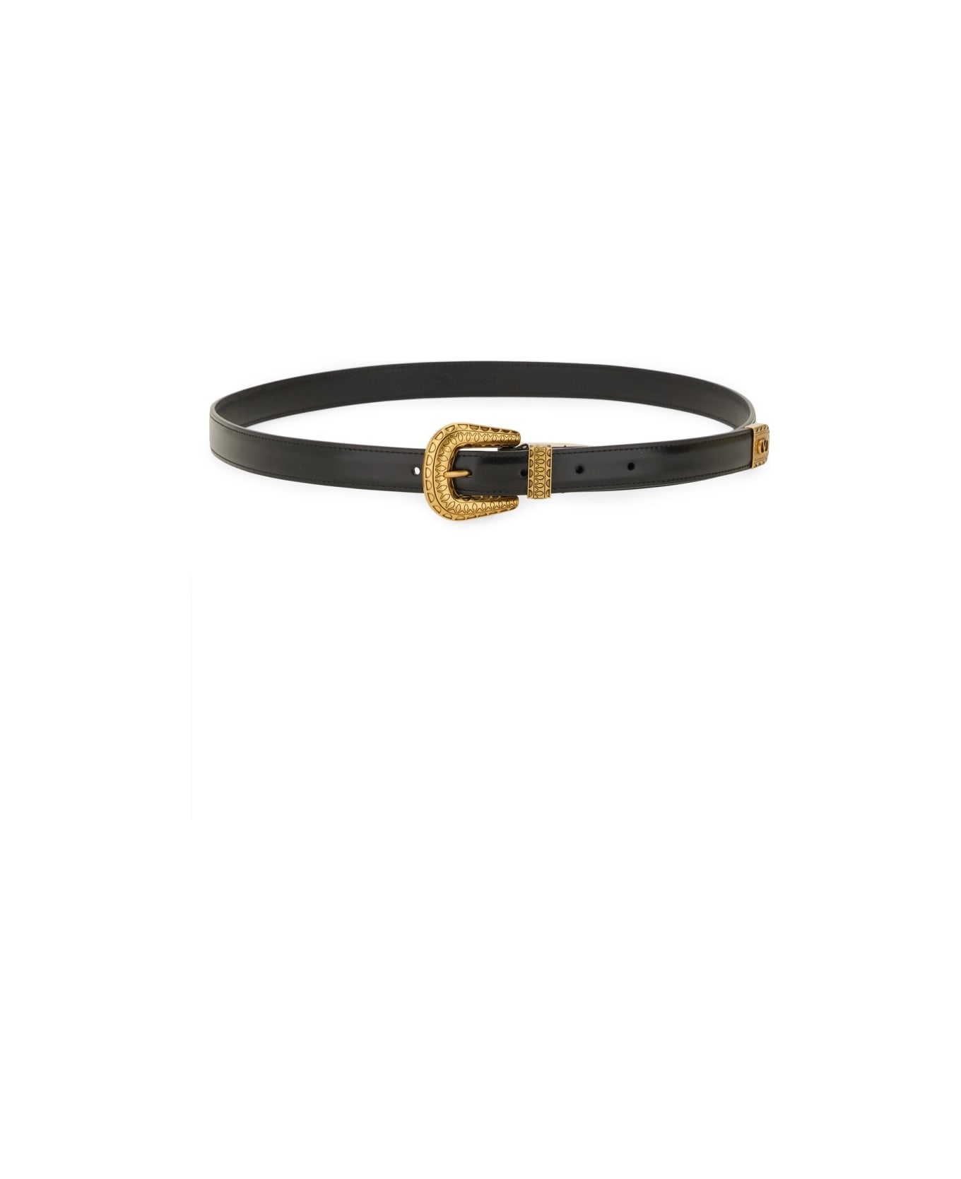 Valentino Garavani "vlogo Signature" Belt - BLACK