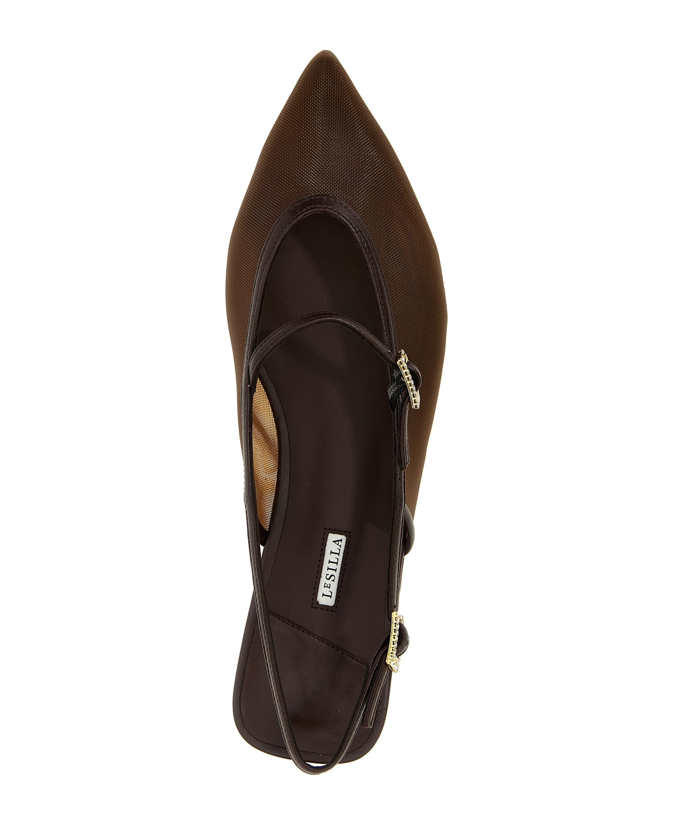 Le Silla 'morgana' Slingback - Brown