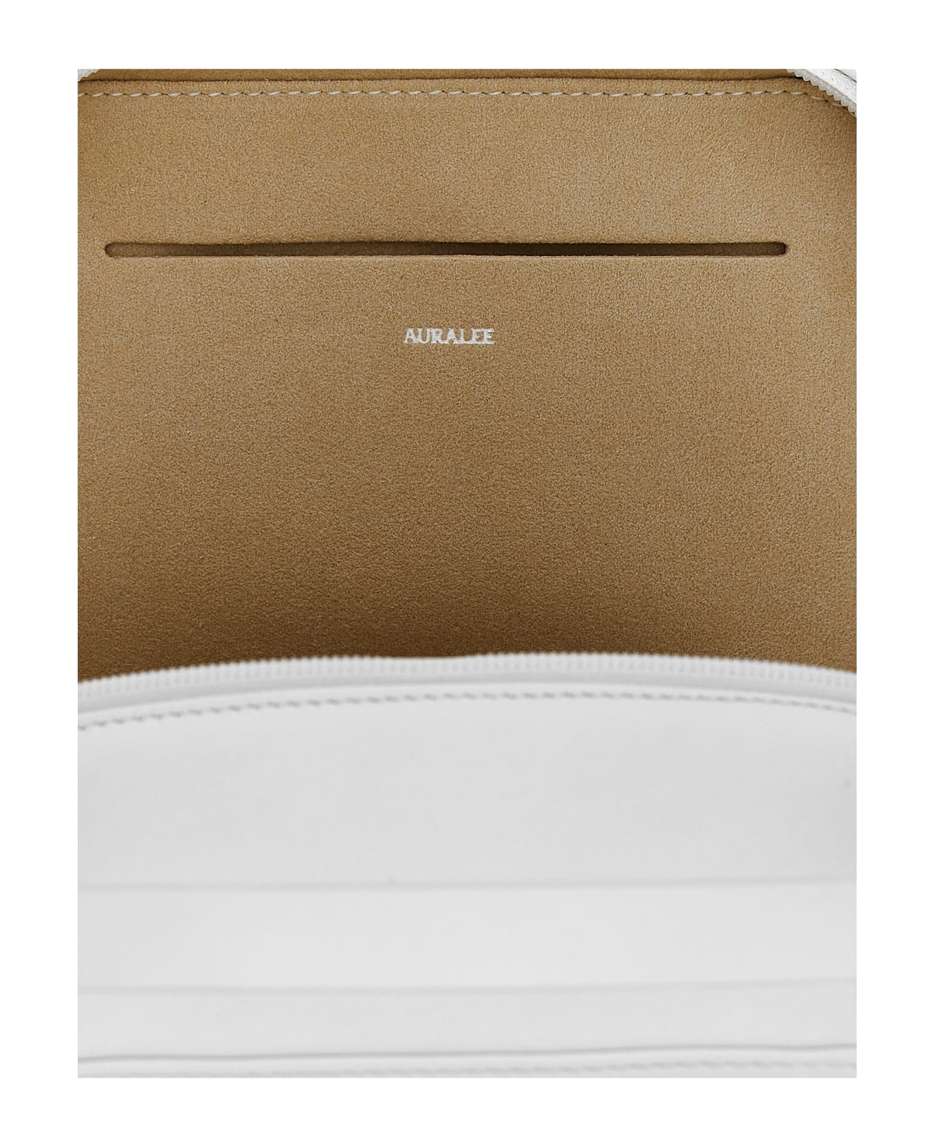 Auralee 
leather Small Travel Case
 Handbag - White