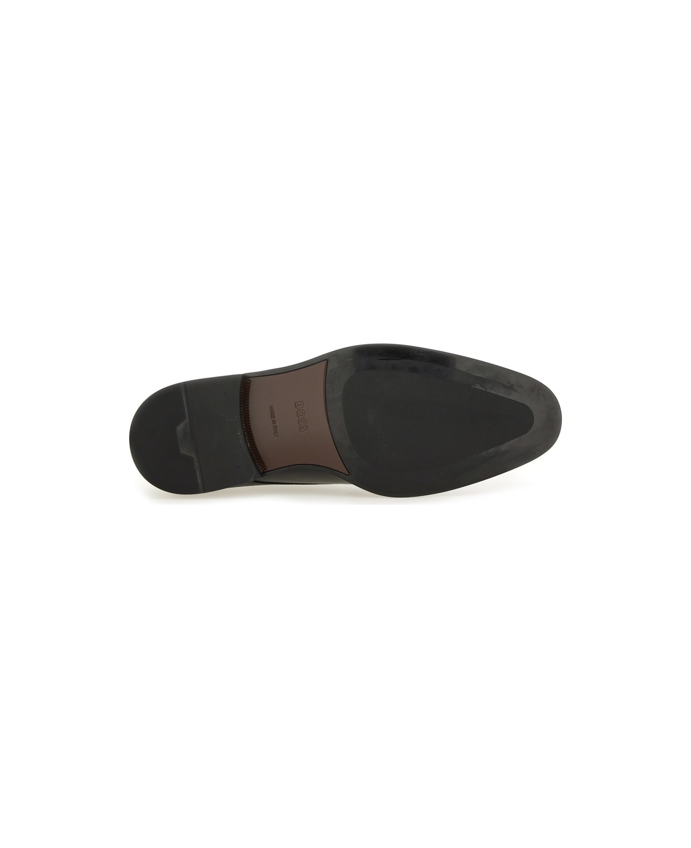 Hugo Boss Leather "derby" Loafer - BLACK
