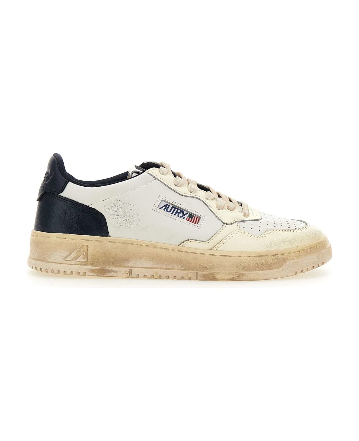 Autry "avlm Sv32" Sneakers Leather - WHITE-BLACK