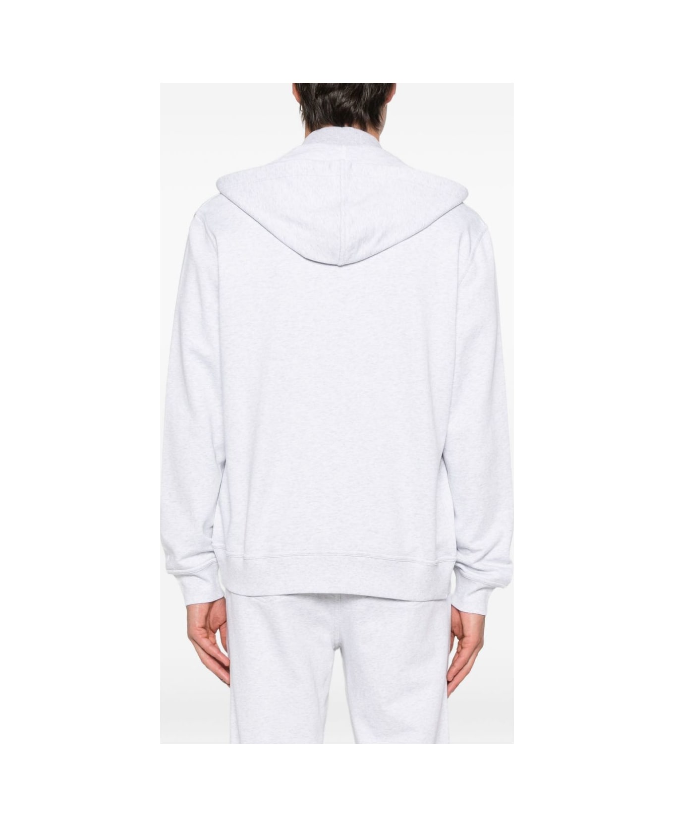 Brunello Cucinelli Cotton Zipped Hoodie - Light Grey