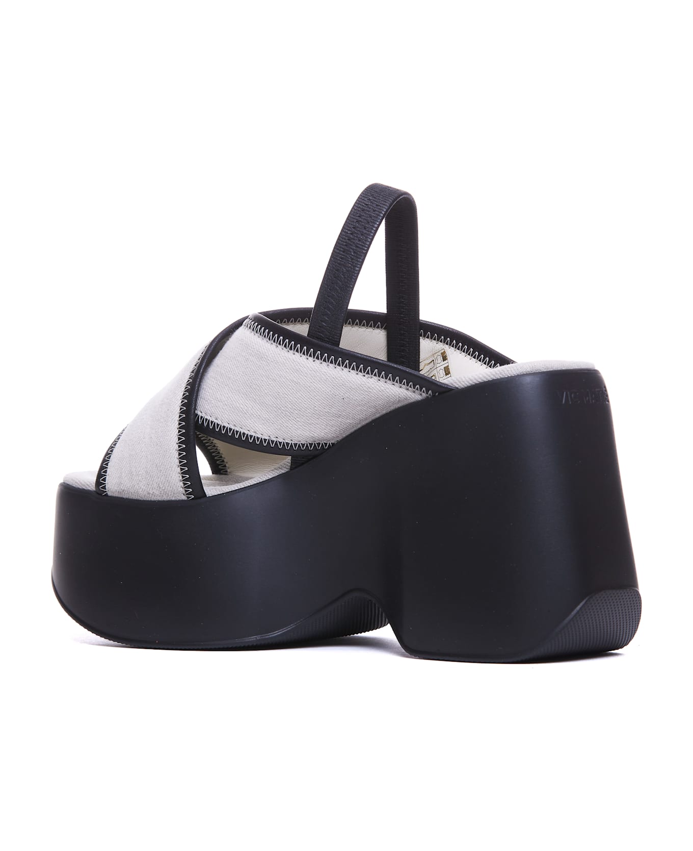 Vic Matié Platform Sandals - Black