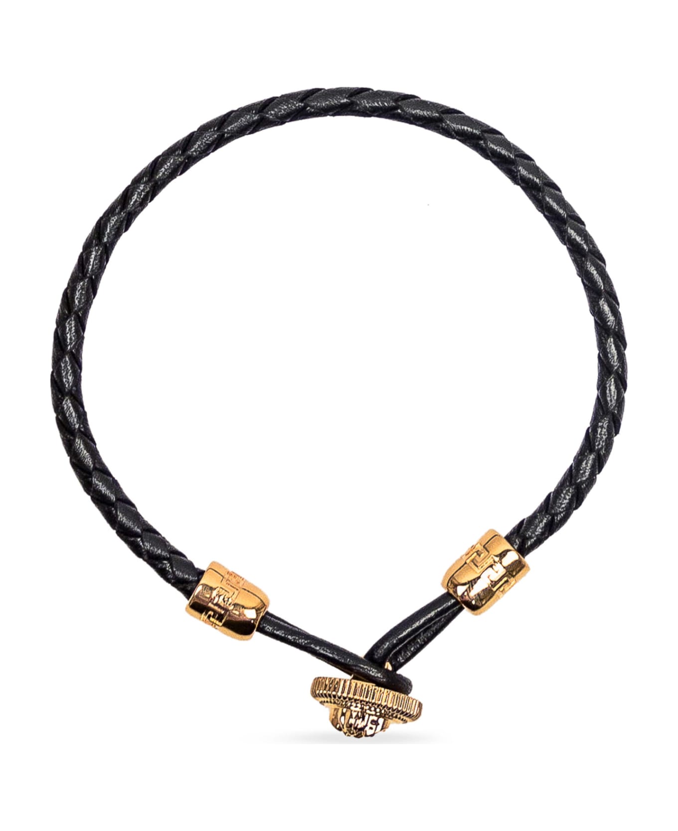 Versace Medusa Biggie Bracelet - BLACK-VERSACE GOLD