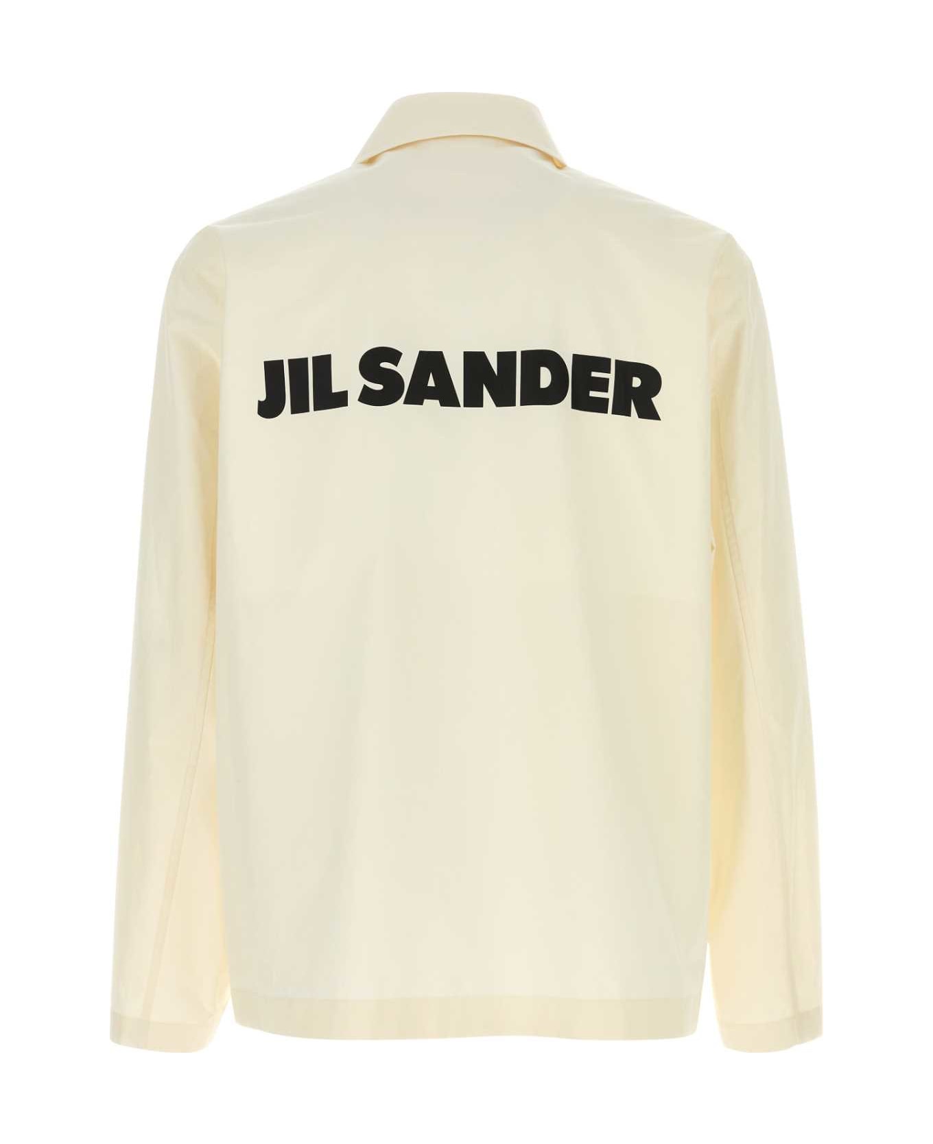 Jil Sander White Poplin Jacket - 103