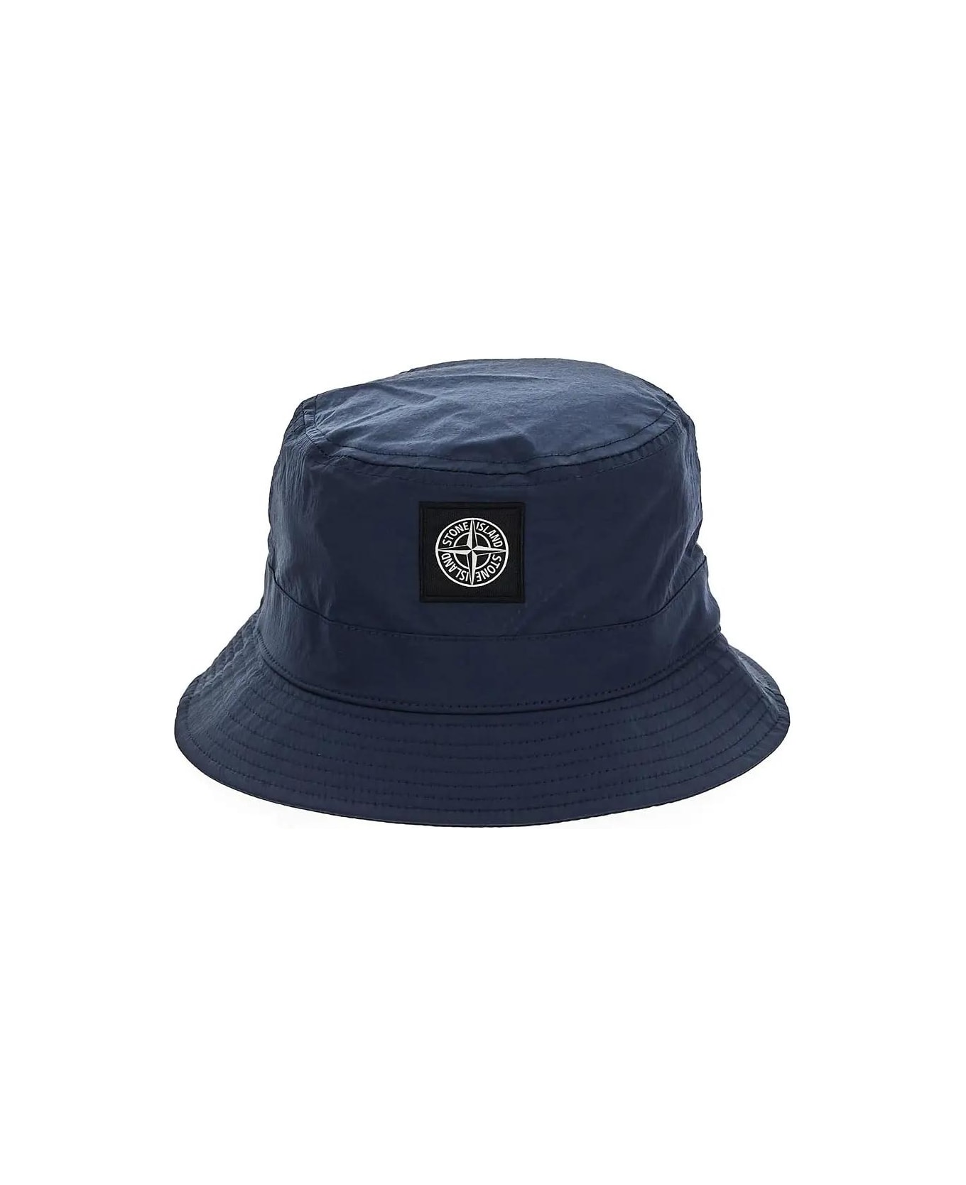 Stone Island Logo Hat - Blue
