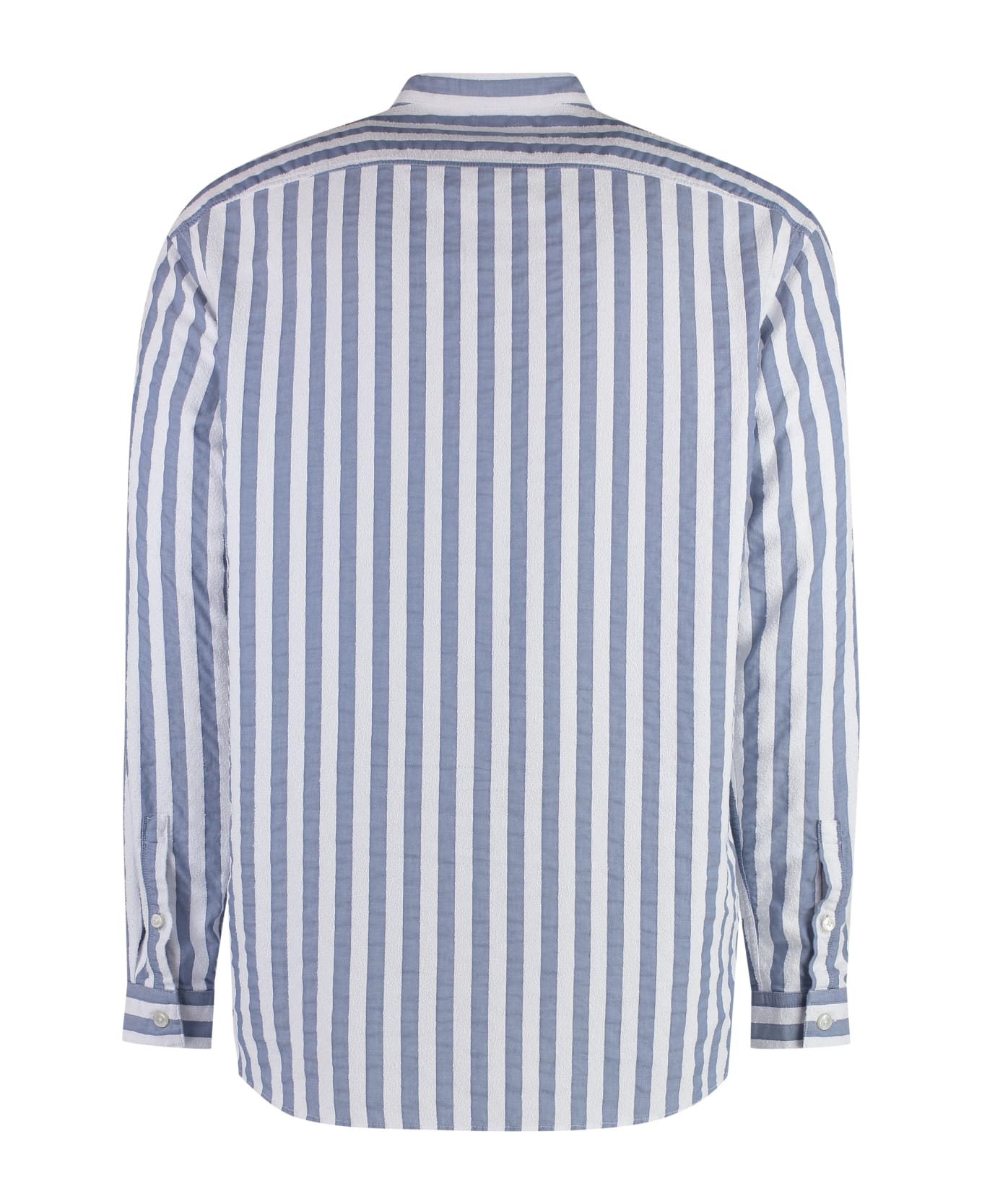 Hugo Boss Striped Cotton Shirt - White