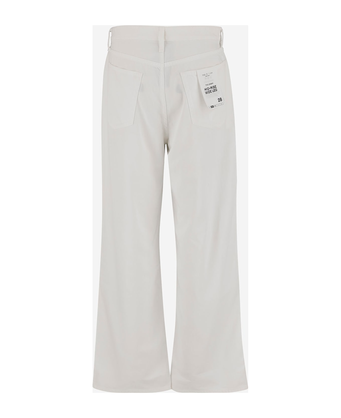 Rag 
Bone Cotton Blend Jeans - White