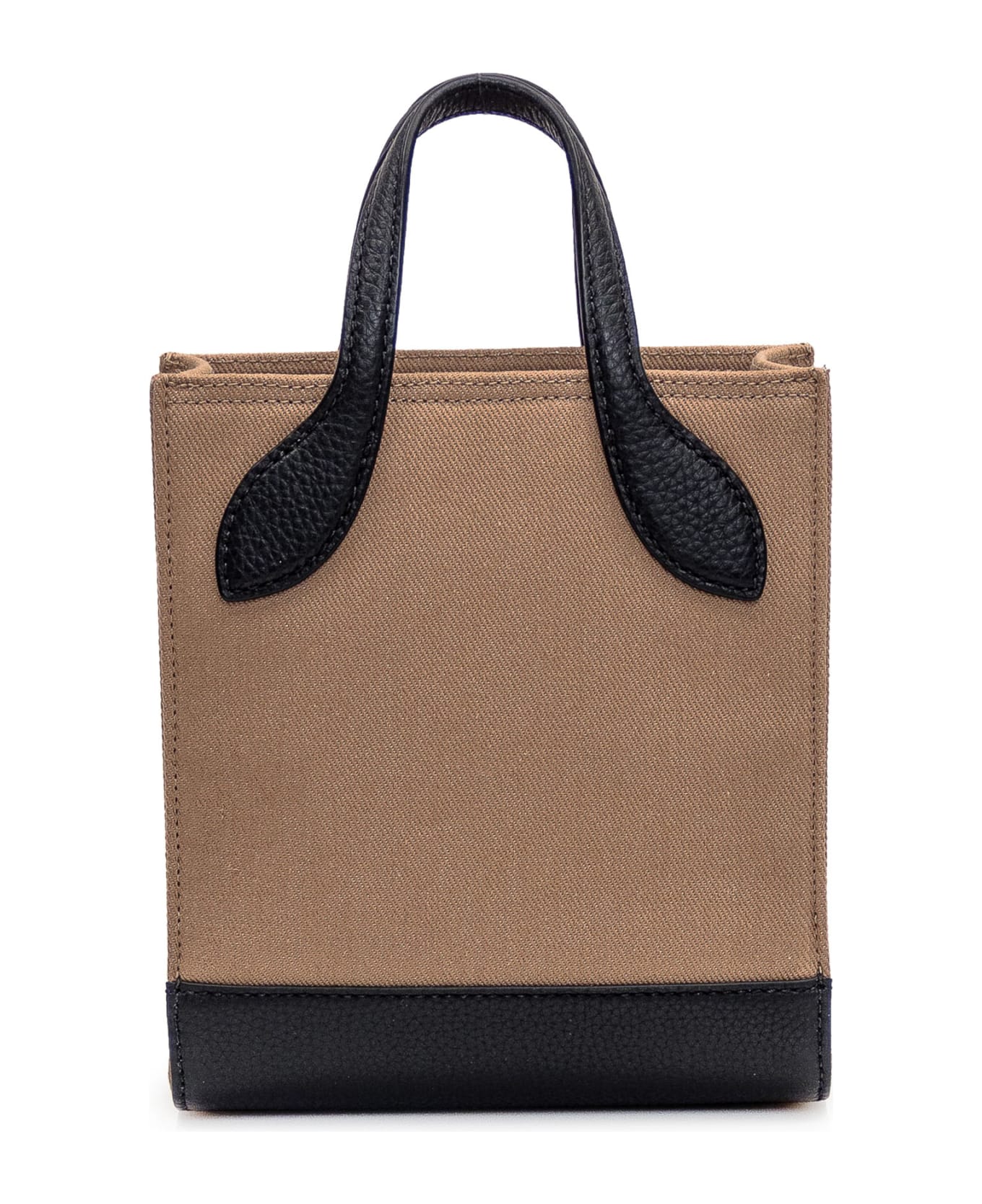 Bally Bag With Logo - SAND/BLACK+ORO トートバッグ
