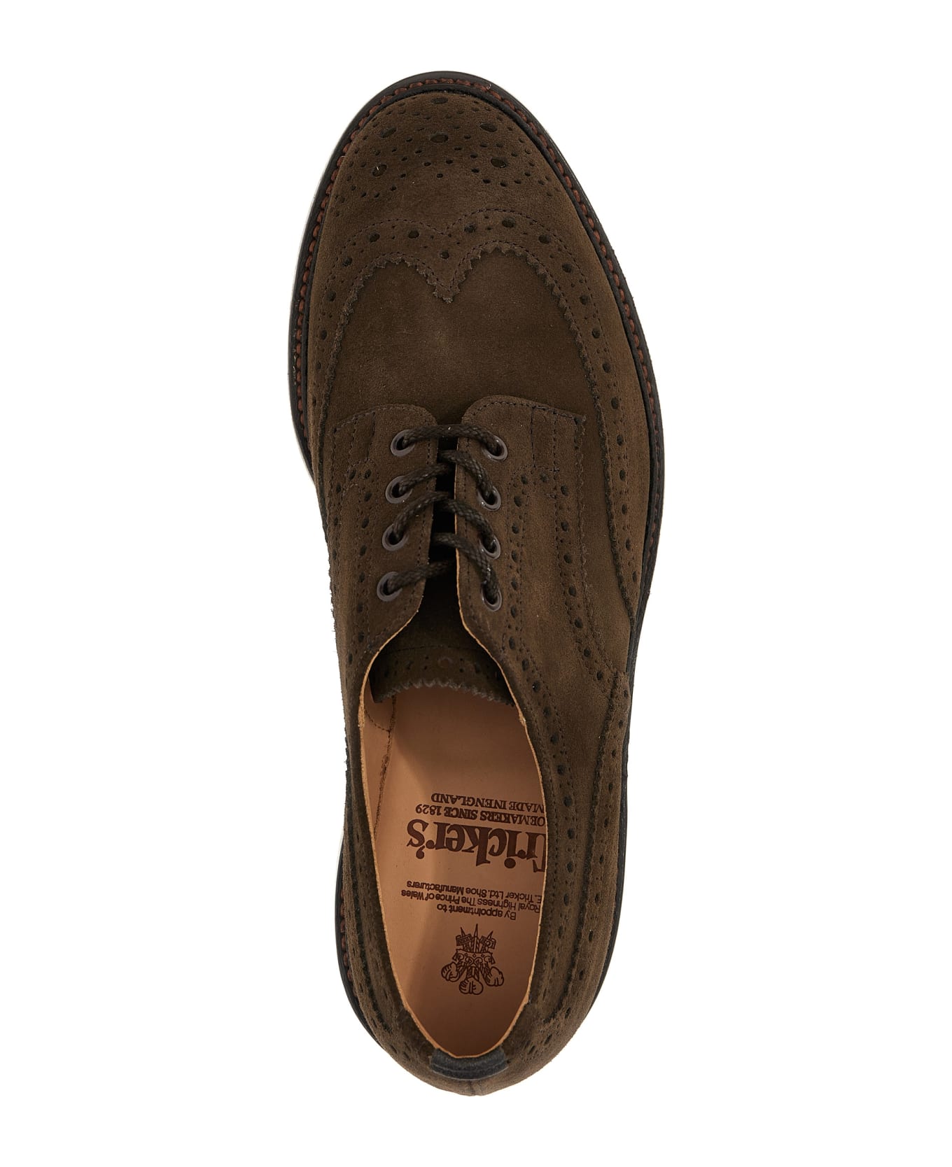 Tricker's 'bourton' Lace-up Shoes - Brown ローファー＆デッキシューズ