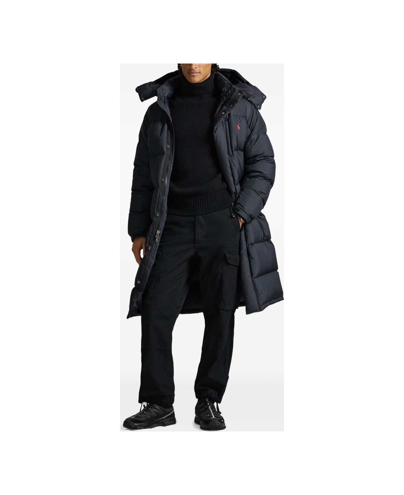 Polo Ralph Lauren Hooded Parka Coat - Black