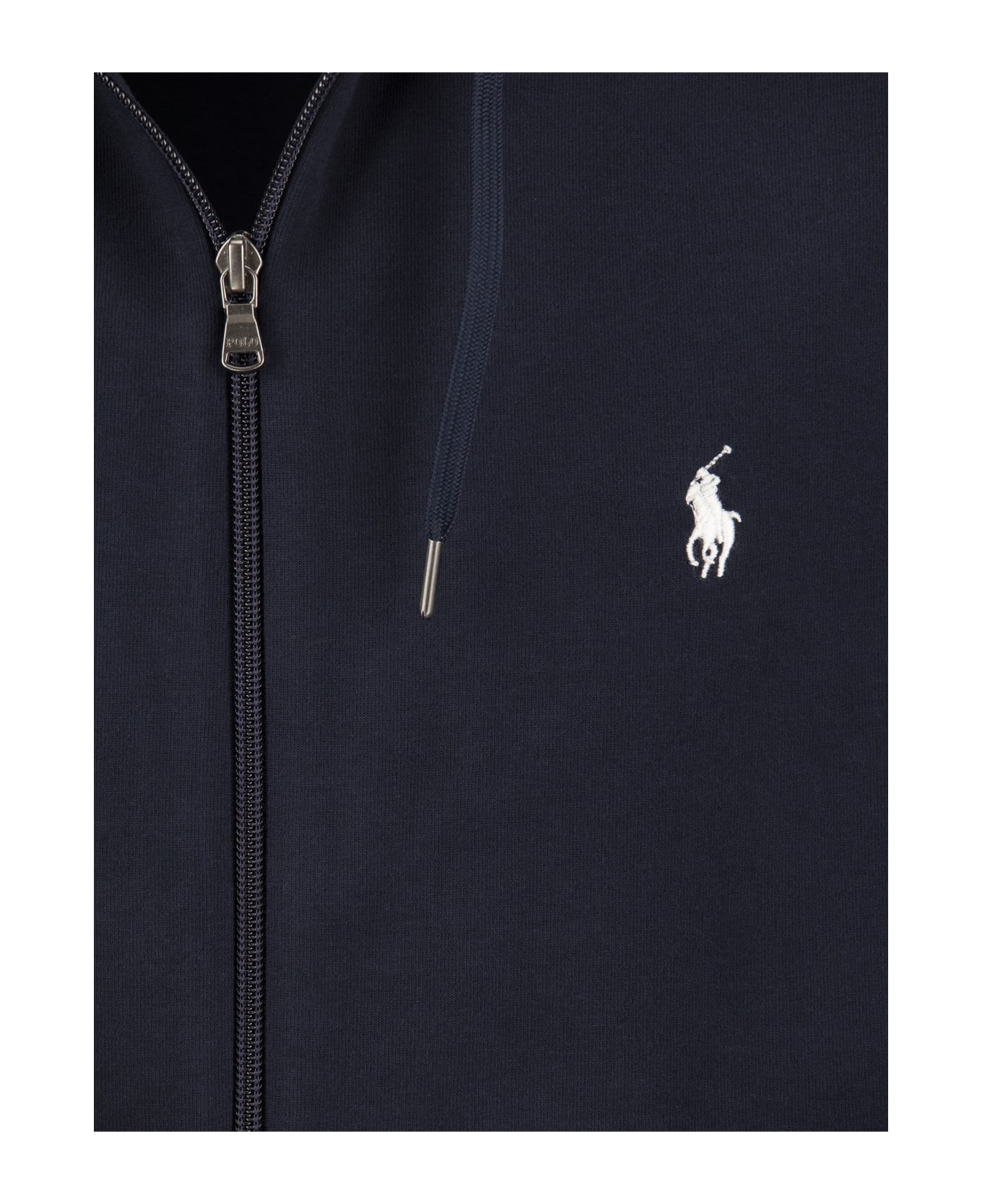 Polo Ralph Lauren Double-knit Hoodie - Navy Blue ニットウェア