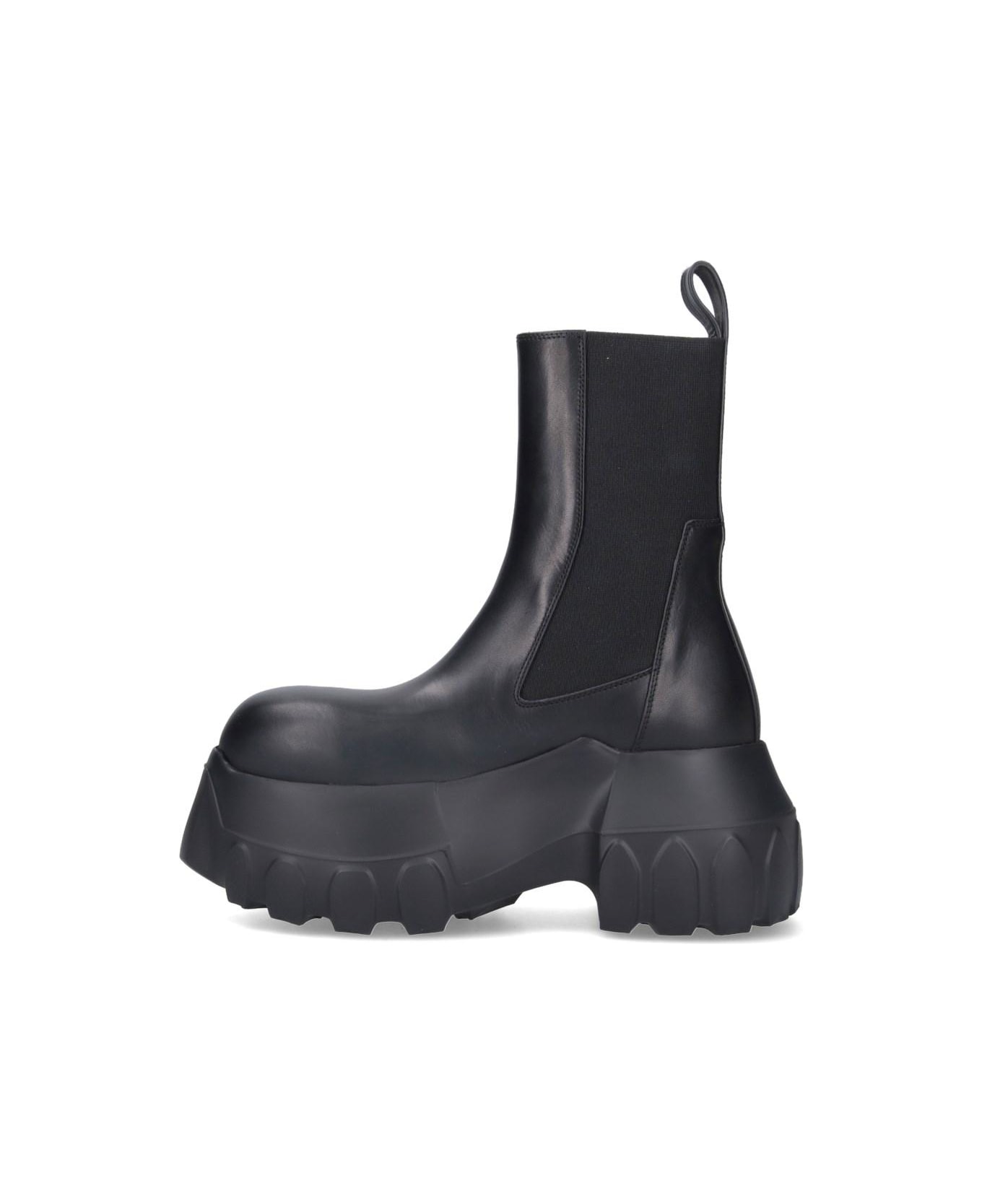 Rick Owens 'porterville' Platform Boots - Black